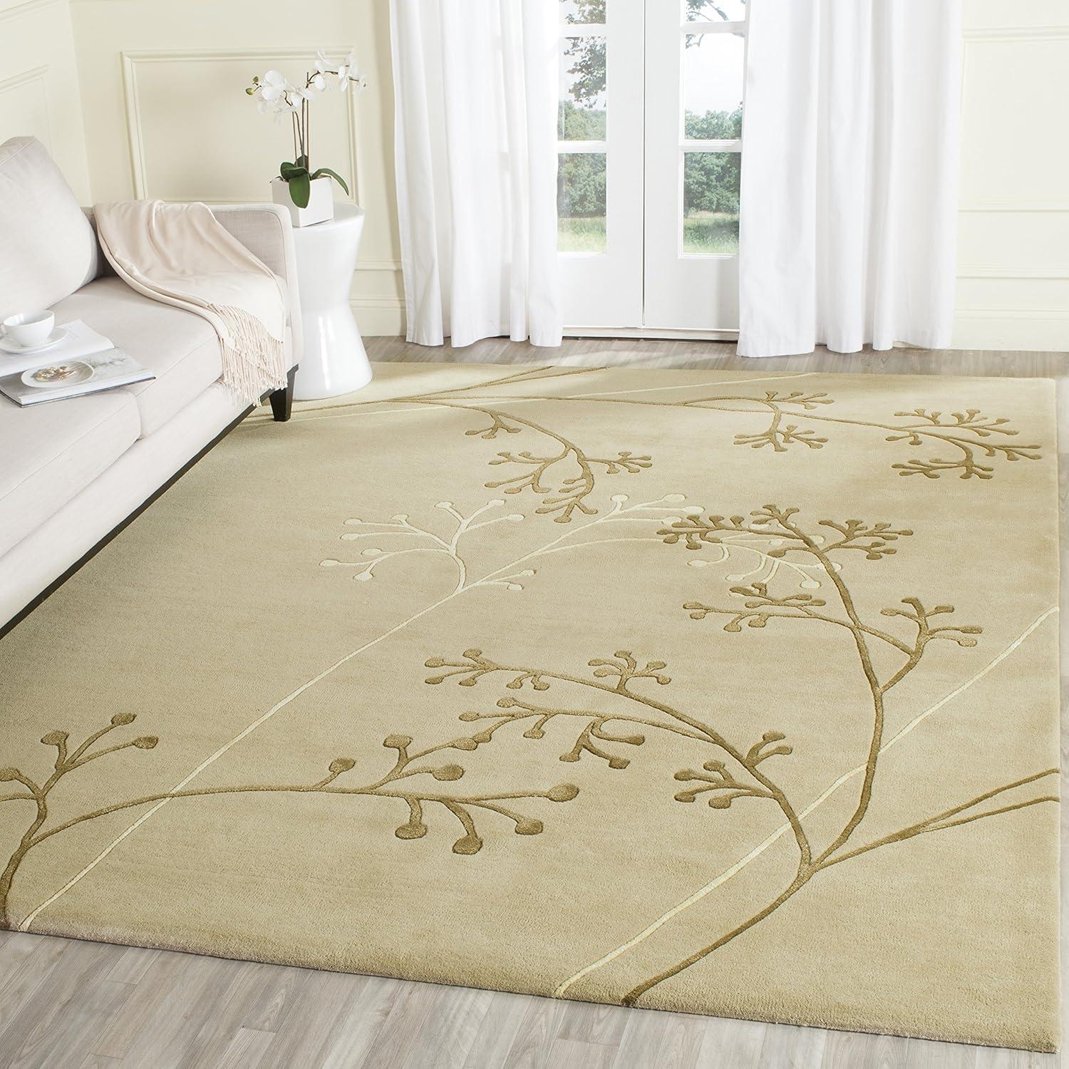 Soho SOH305 Hand Tufted Area Rug - Sage - 8'x8' - Safavieh.