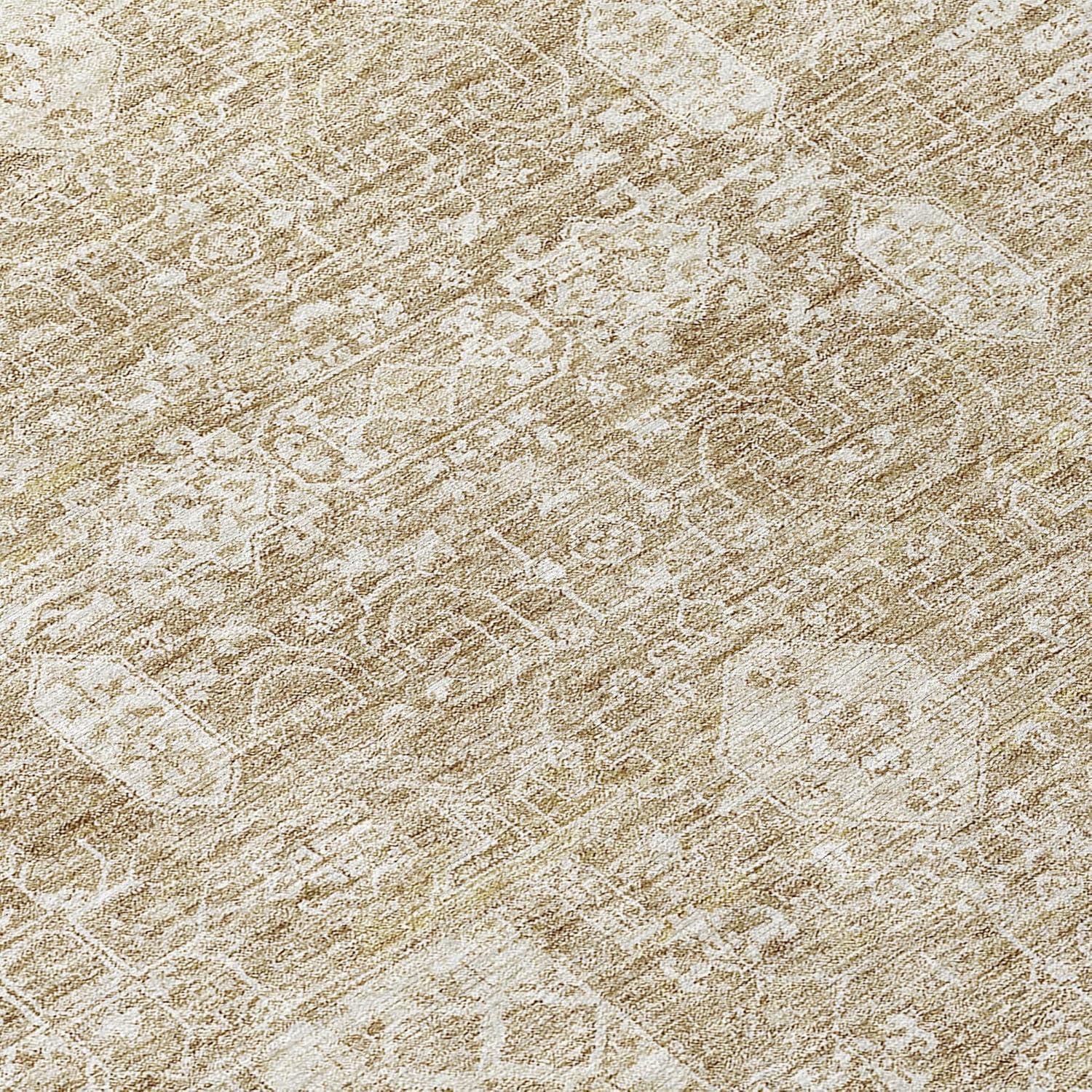 Addison Rugs Chantille Indoor/Outdoor Transitional Panel Beige Washable Rectangle Rug, 1'8" x 2'6"