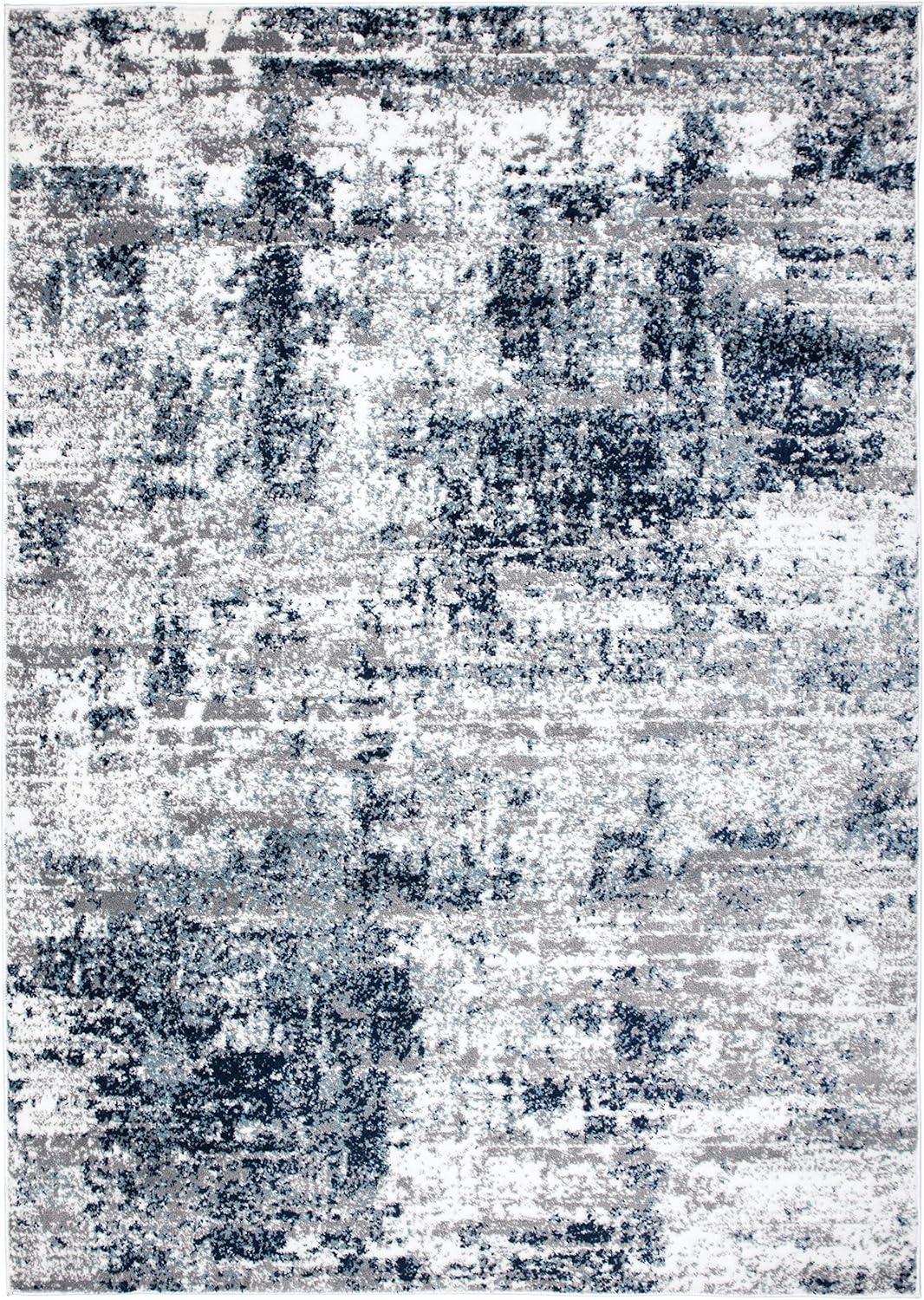 World Rug Gallery Distressed Abstract Area Rug