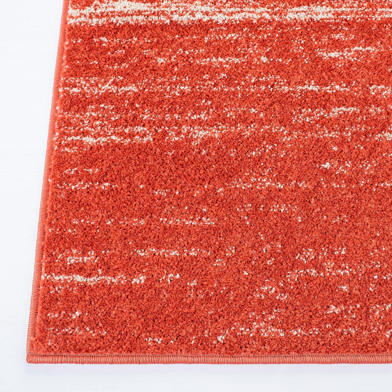 Lehman Area Rug in Orange/Gray