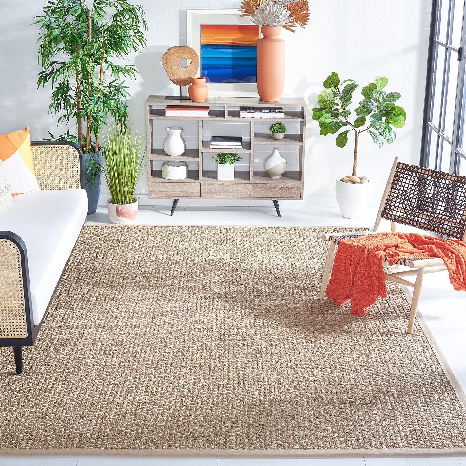 Natural Fiber NF114 Power Loomed Indoor Area Rug - Natural/Beige - 9'x12' - Safavieh