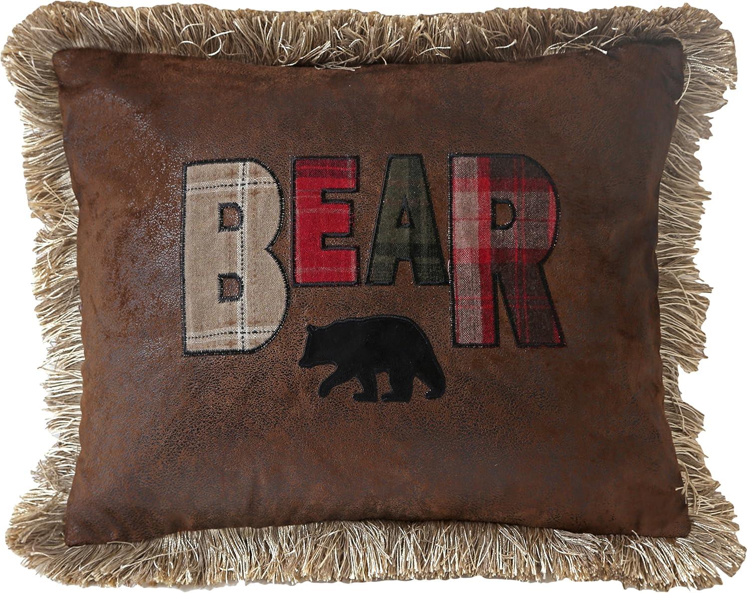 Carstens Inc. Cedar Hills Faux Leather Throw Pillow
