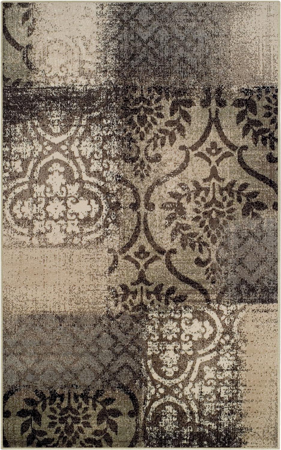 Superior Bristol Indoor Area Rug, 10' x 14', Beige-Brown