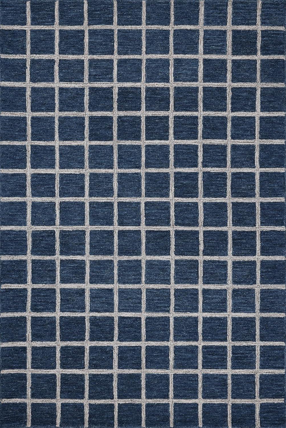 Chris Loves Julia x Loloi Polly Navy / Silver Area Rug