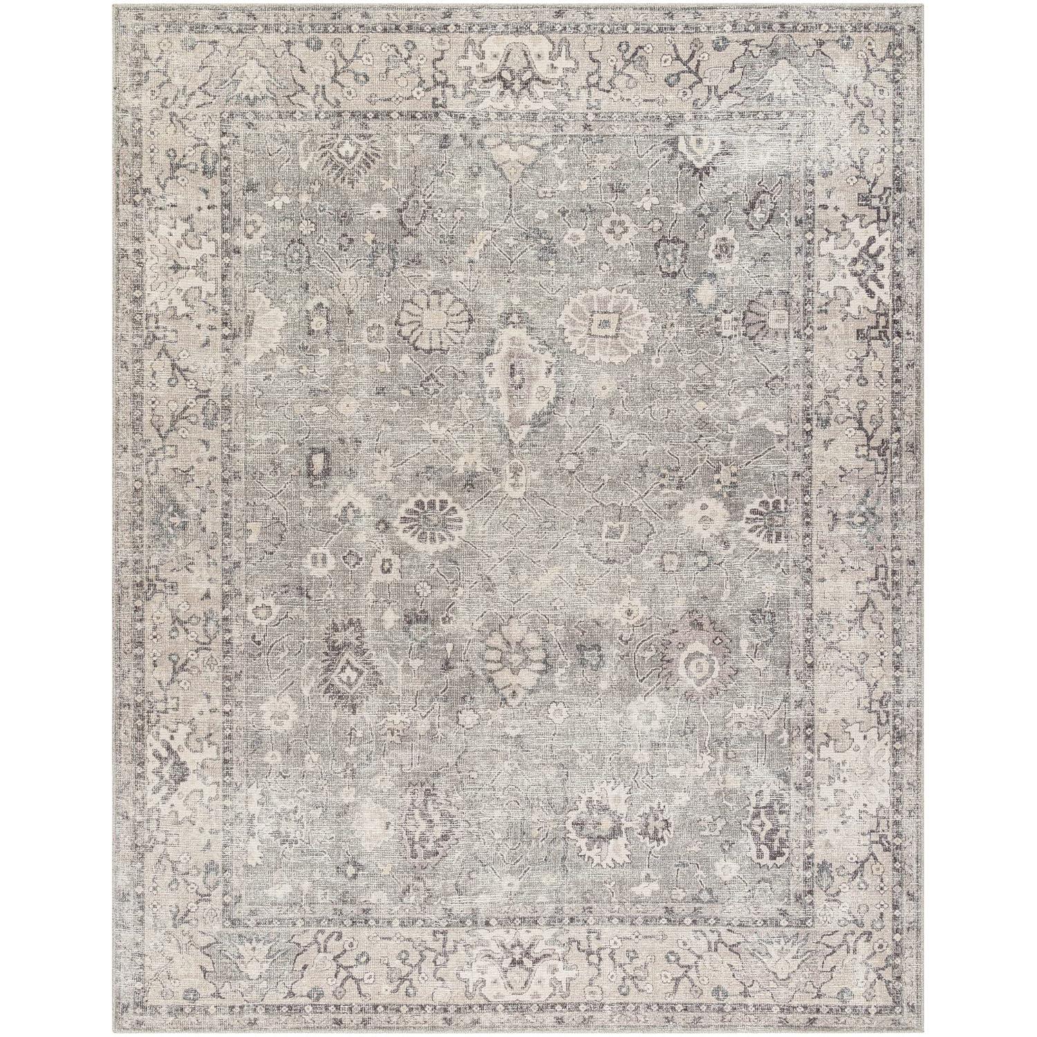 Becki Owens x Livabliss Oriental Vintage Dark Brown Area Rug