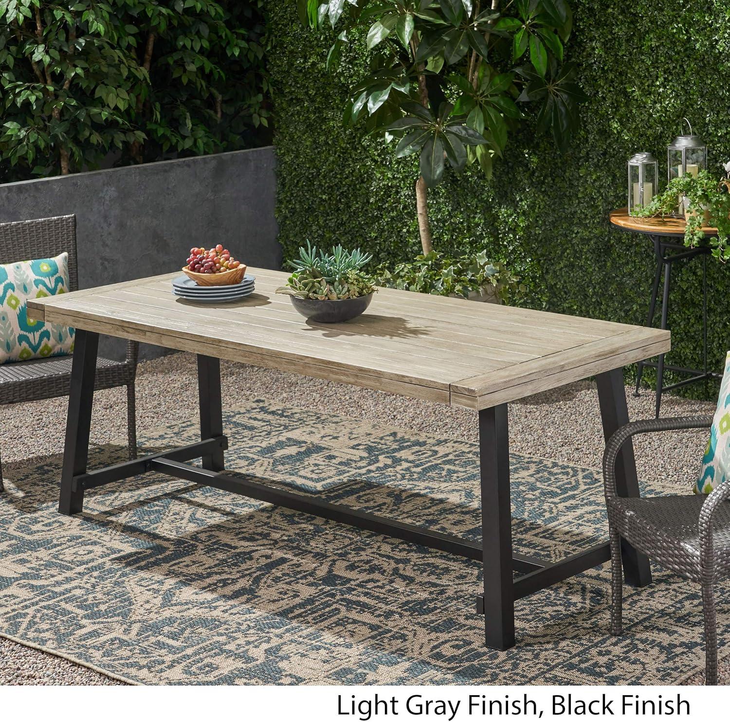 Beau Outdoor Eight Seater Wooden Dining Table