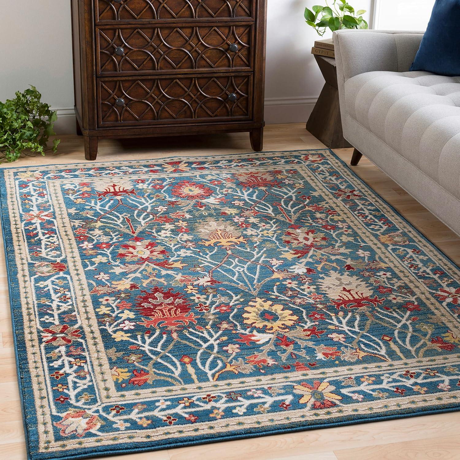 Mark & Day Aaden 2'x2'11" Rectangle Woven Indoor Area Rugs Navy