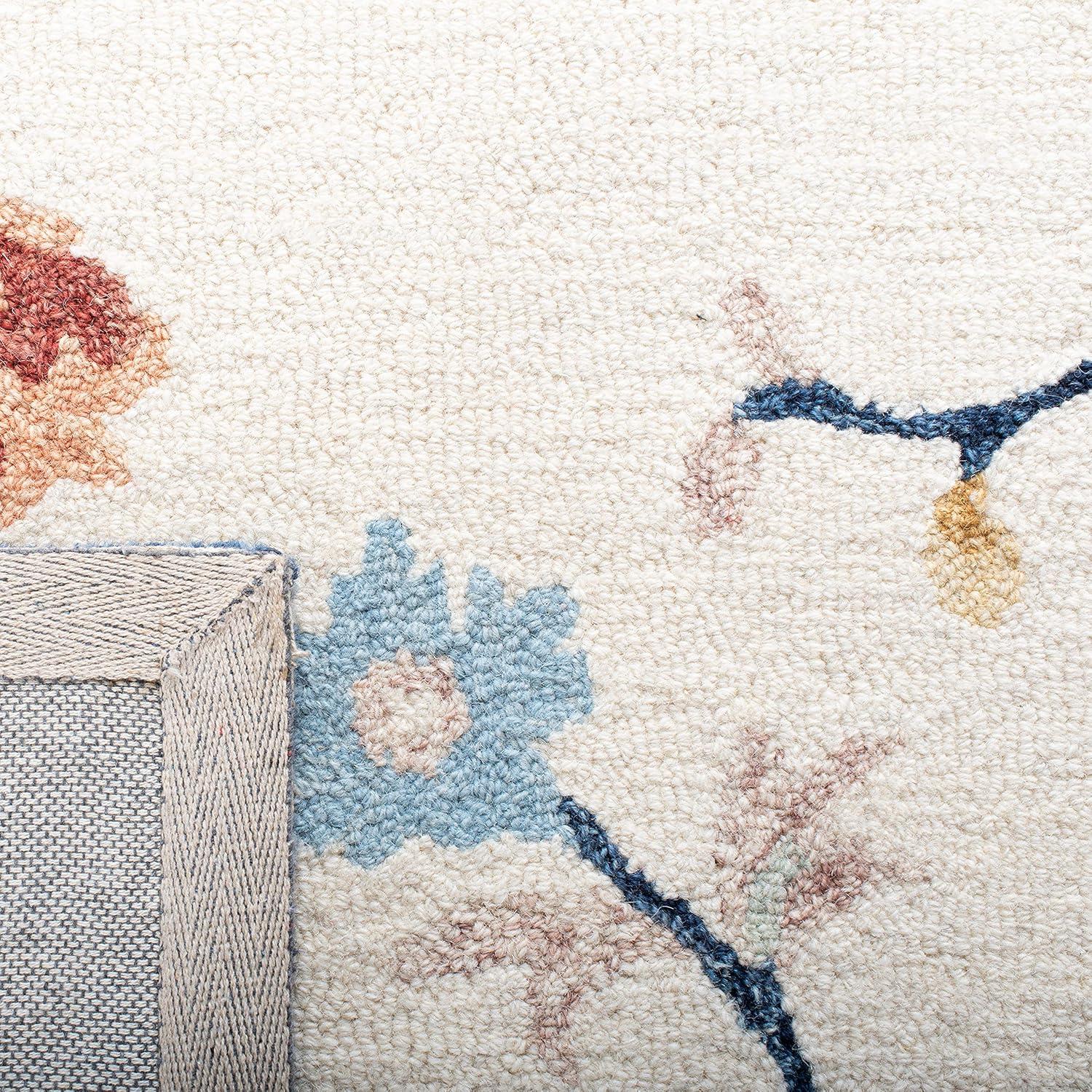Metro MET120 Hand Tufted Area Rug - Ivory/Blue - 8'x10' - Safavieh.