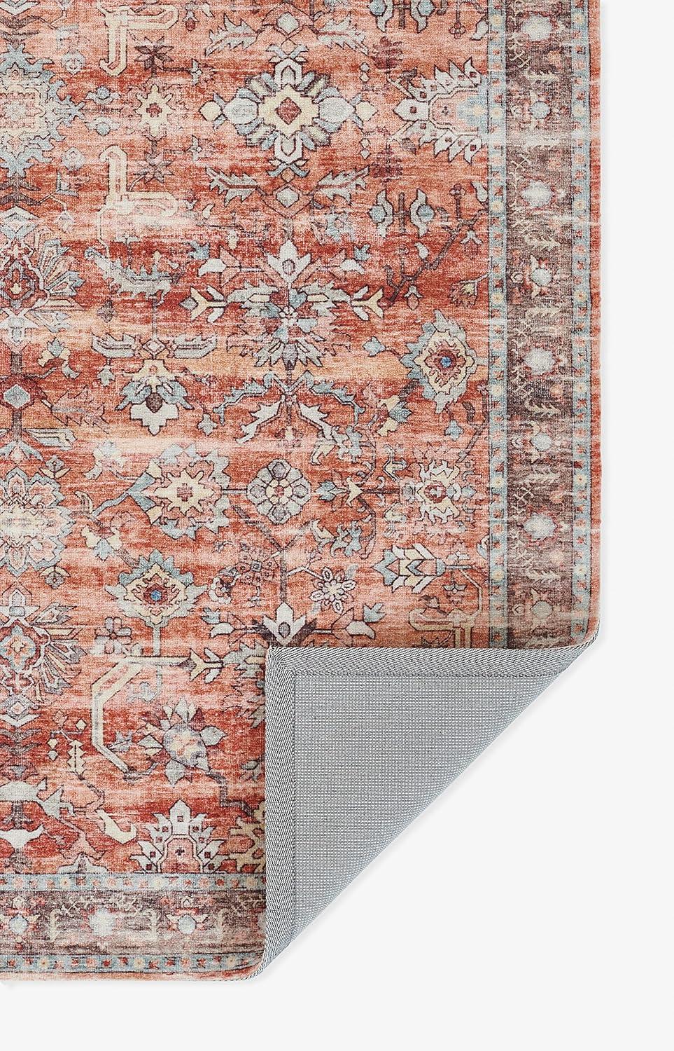 Momeni Sultana Polyester Copper Area Rug 6'6" X 9'