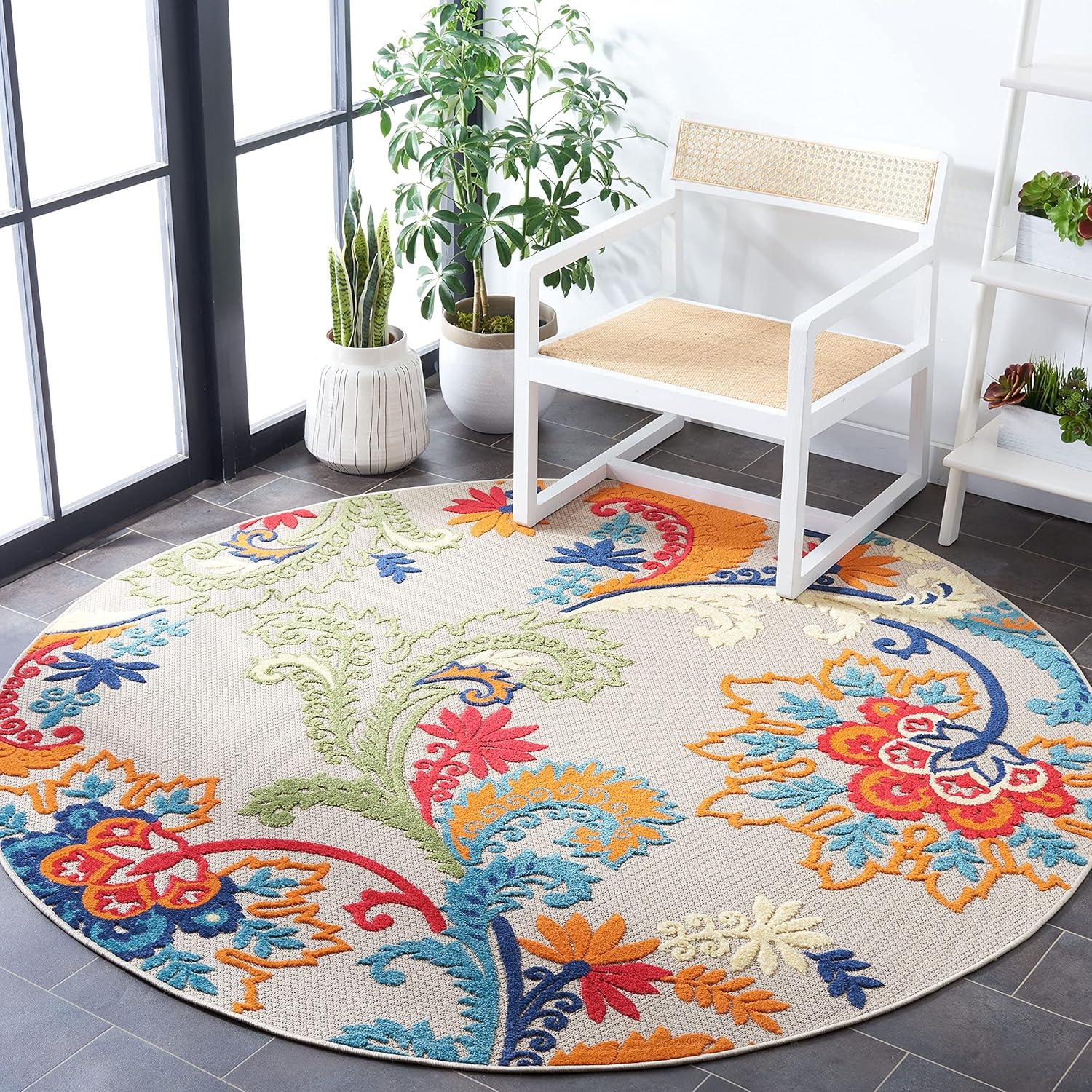 Cabana CBN305 Power Loomed Indoor/Outdoor Area Rug  - Safavieh