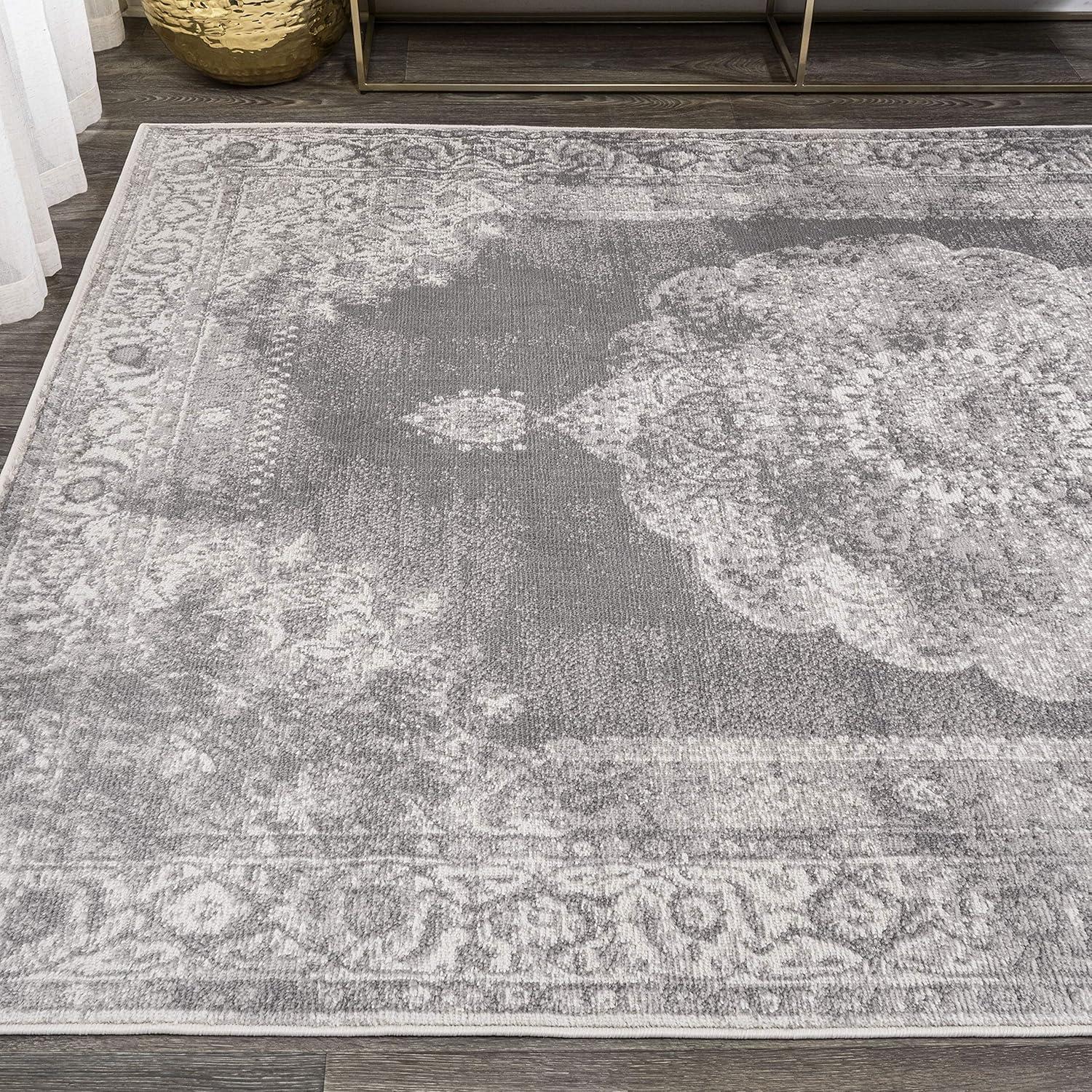 Rosalia Cottage Medallion Indoor Area Rug - JONATHAN Y