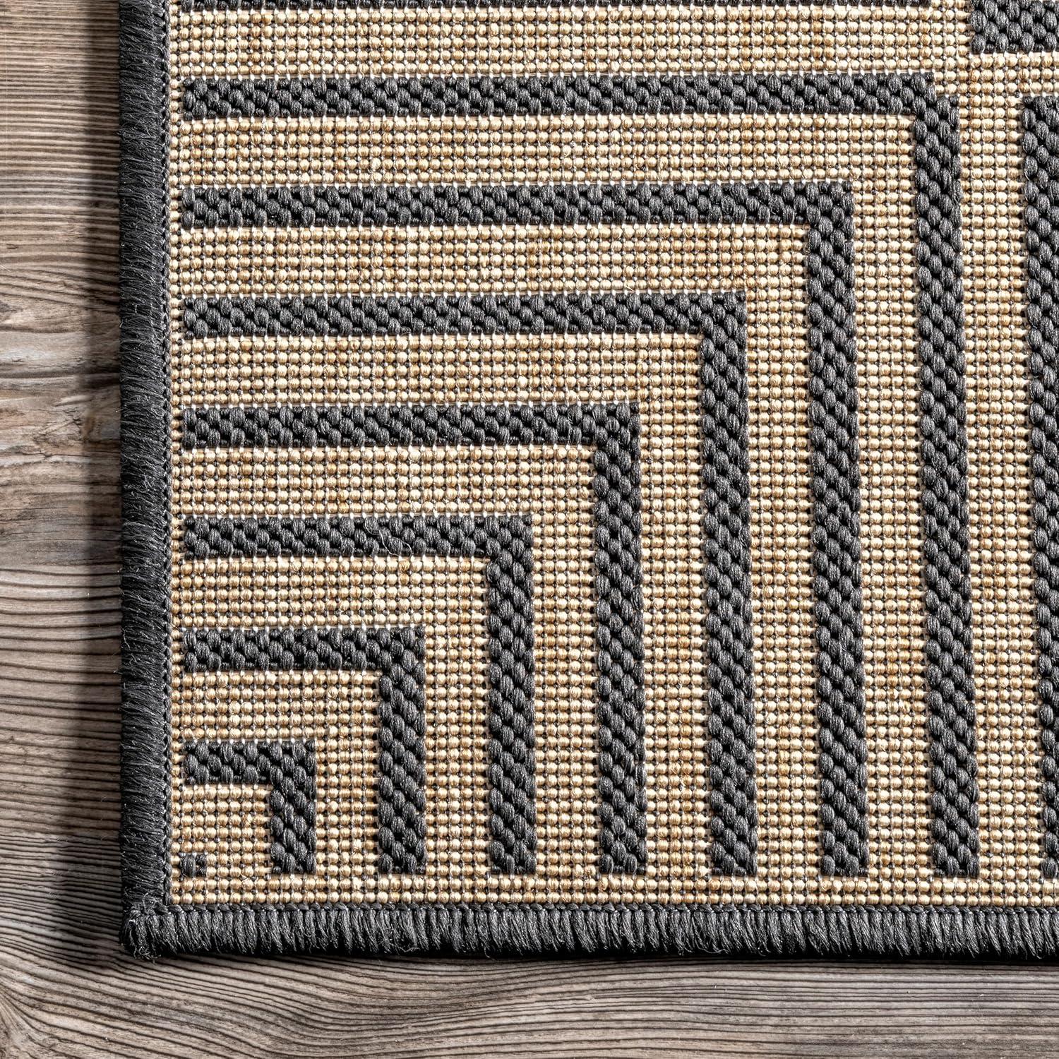 Nuloom Asha Simple Border Indoor/Outdoor Area Rug