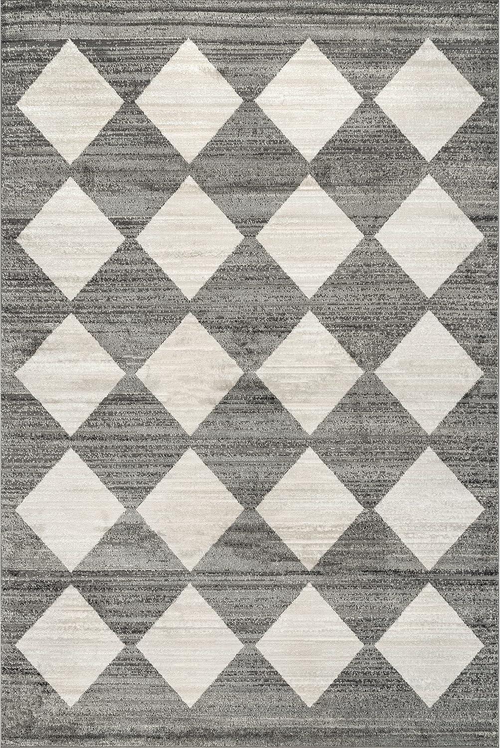 Nuloom Gianna Contemporary Geometric Checker Tile Indoor Area Rug