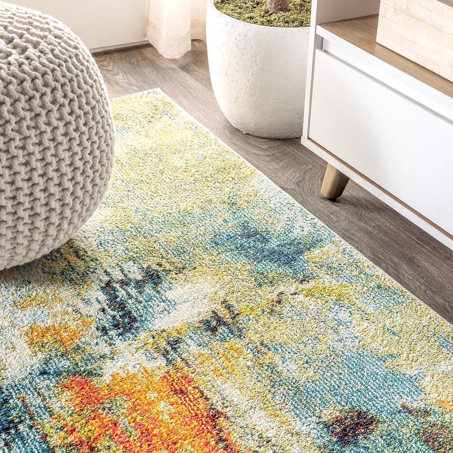 Contemporary POP Modern Abstract Waterfall Area Rug