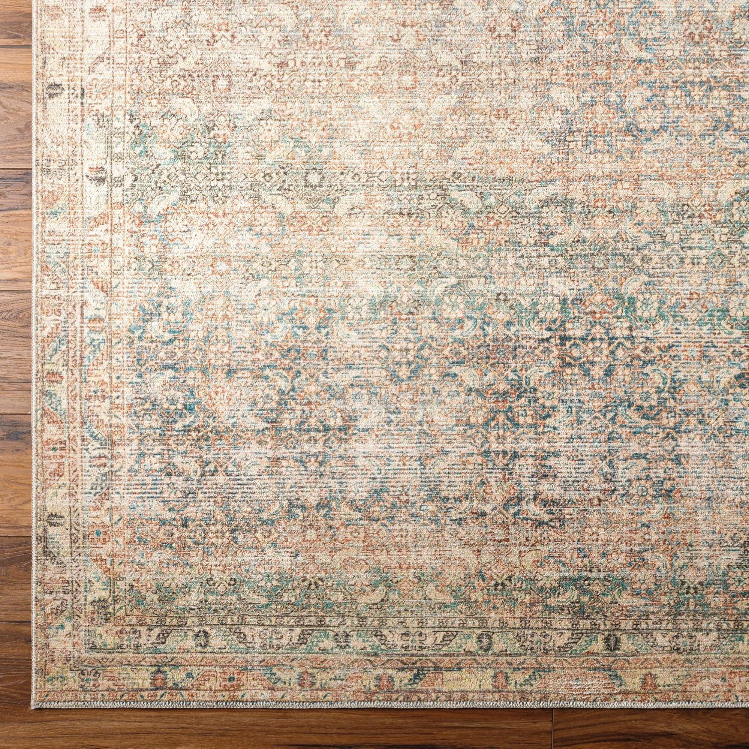 Becki Owens x Livabliss Marlene Vintage Sage/Brown Area Rug