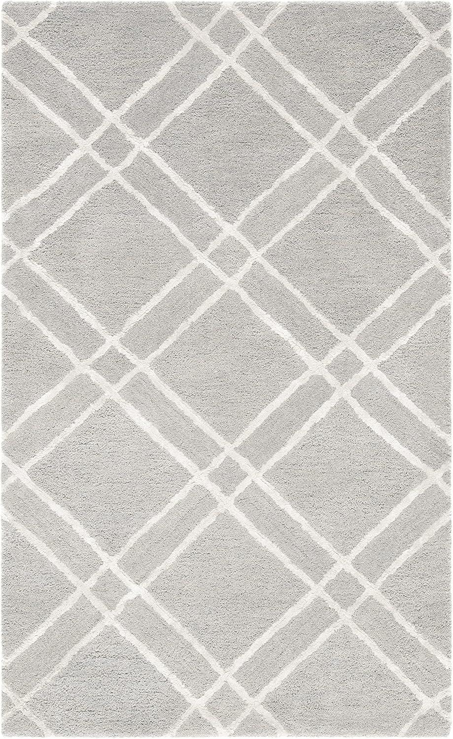 Himalaya HIM901 Handmade Accent Rug - 2'x3' - Grey/Silver - Safavieh