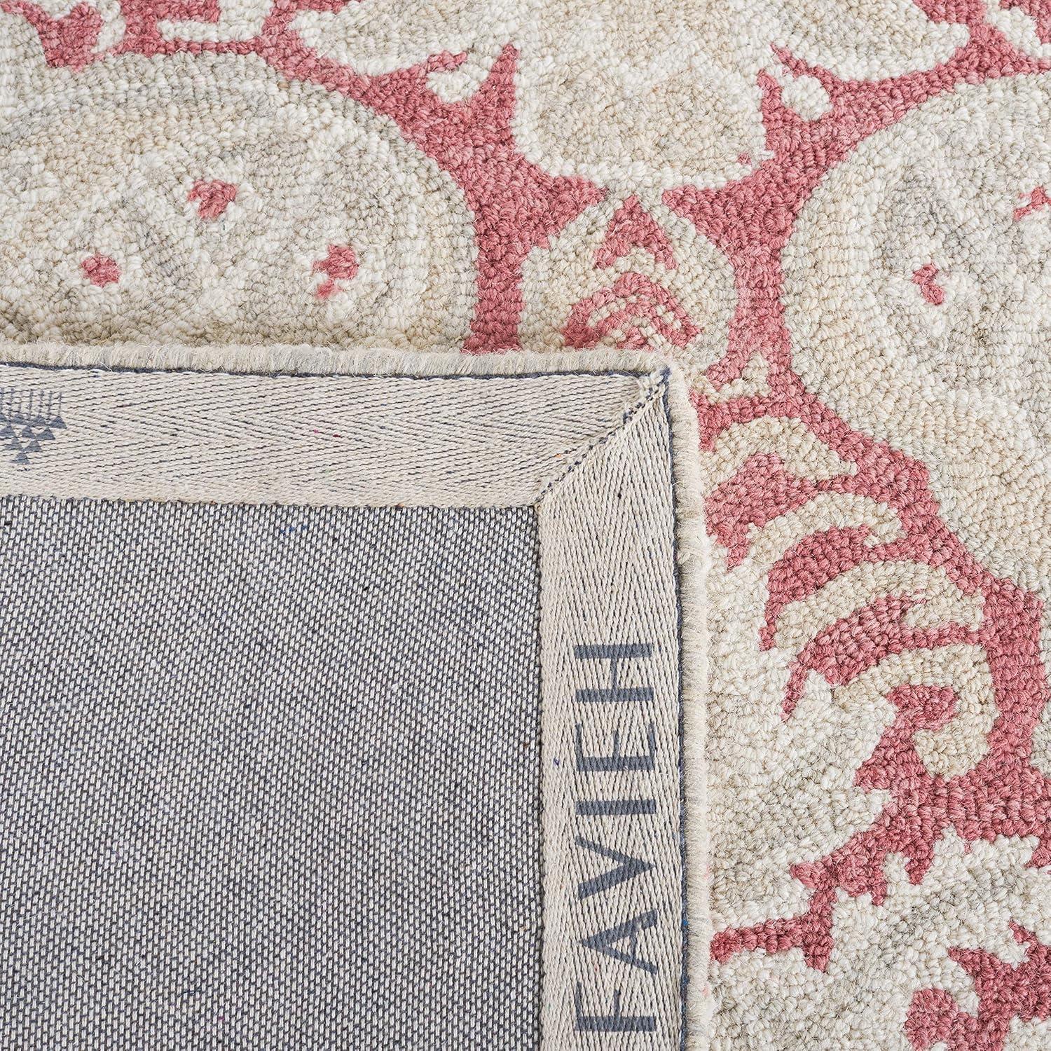 Micro-Loop MLP539 Hand Tufted Indoor Area Rug - Pink/Beige - 9'x12' - Safavieh