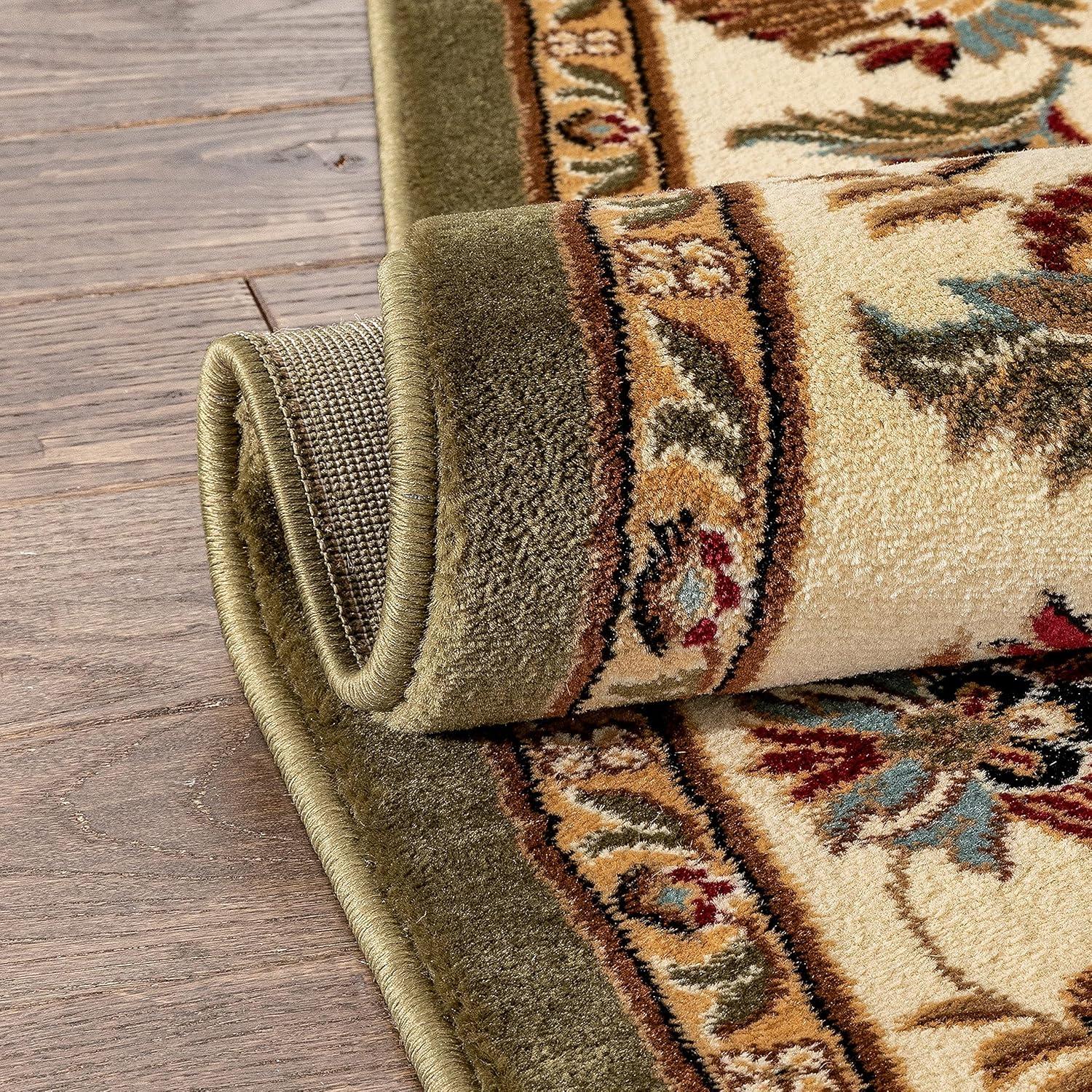 Well Woven Timeless Abbasi Oriental Persian Green 5'3" x 7'3" Area Rug