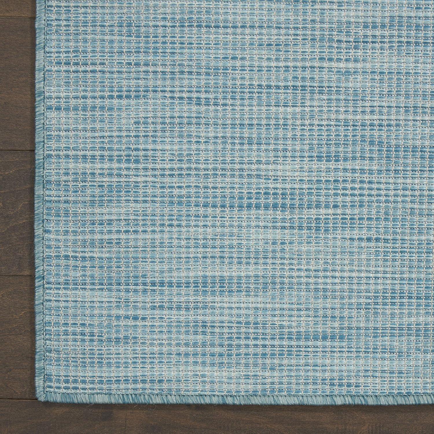 Nourison Positano POS01 Indoor/outdoor Area Rug - Aqua 5' x 7'