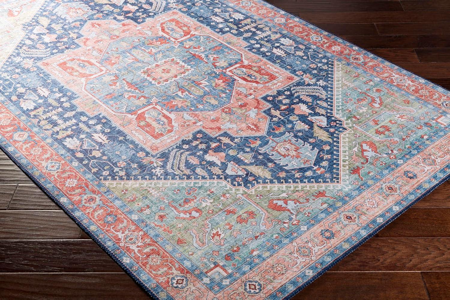 Bree Navy Doormat 2 ft. x 4 ft. Indoor Area Rug