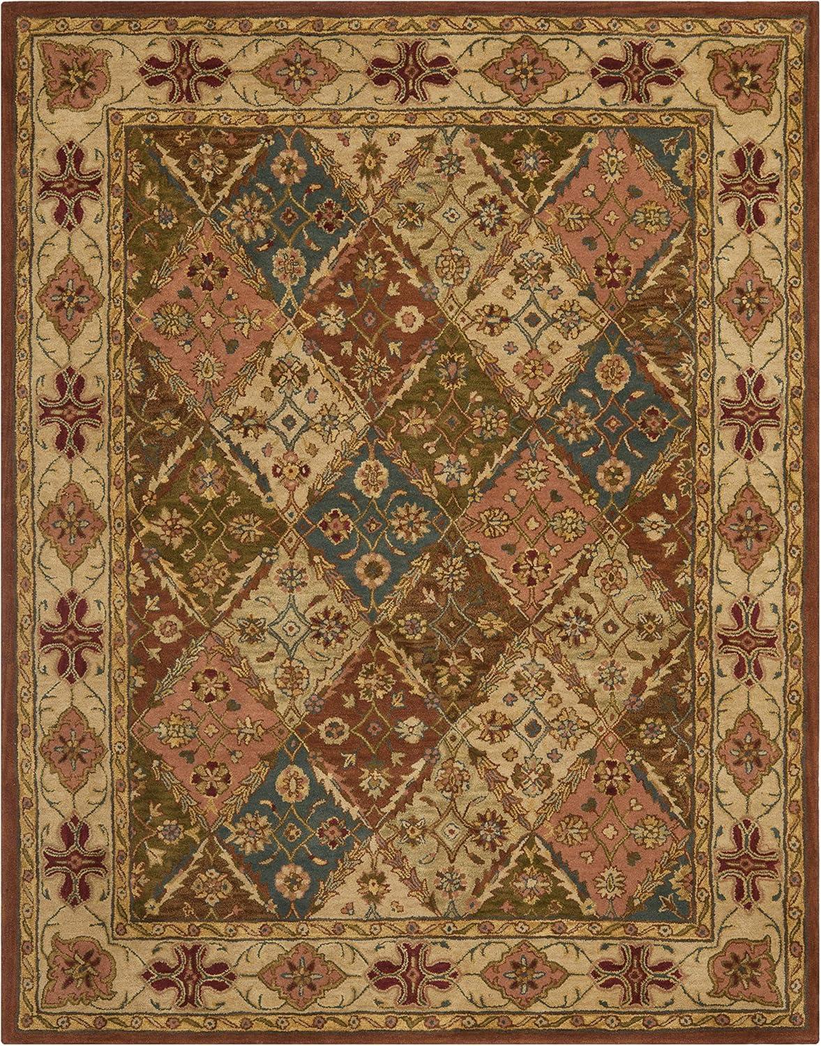 SAFAVIEH Heritage Abbey Traditional Wool Area Rug, Beige, 8'3" x 11'