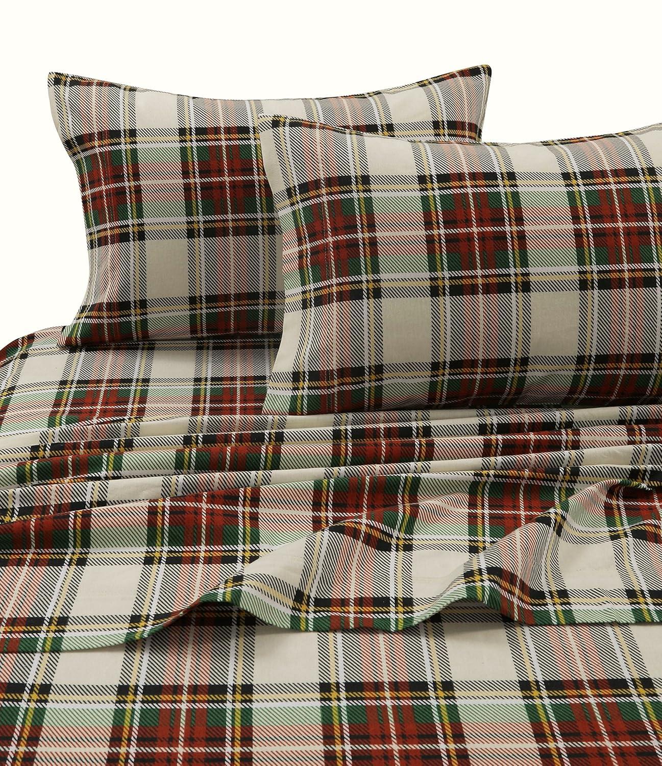 Cozy Flannel Novelty and Holiday Printed Extra Deep Pocket Bed Sheet Set