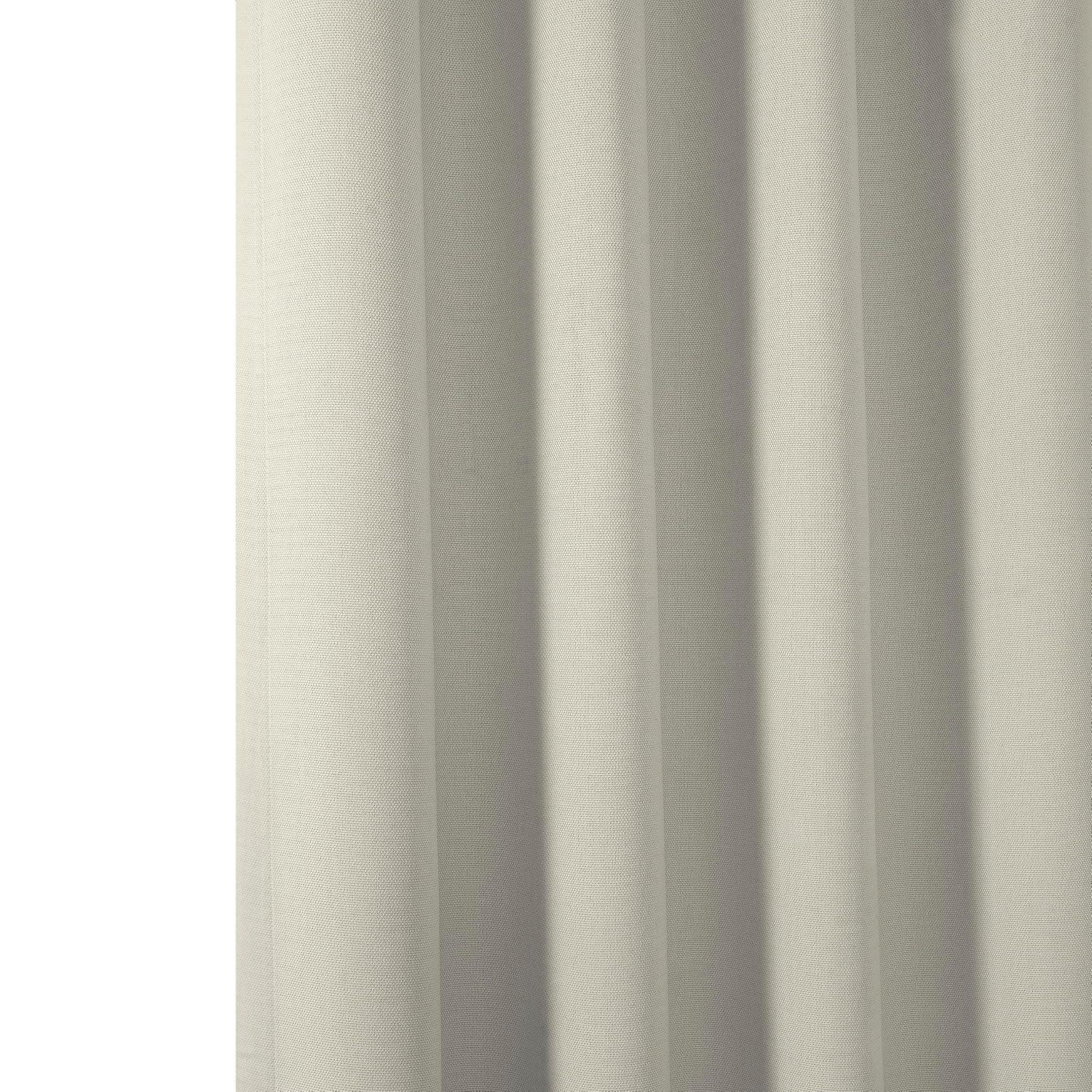 HPD Half Price Drapes Birch Grommet Faux Linen Room Darkening Curtains for Bedroom & Living Room Curtains (1 Panel), Door & Window Curtains 84 inches long, Grommet Curtains & drapes, 50W X 84L