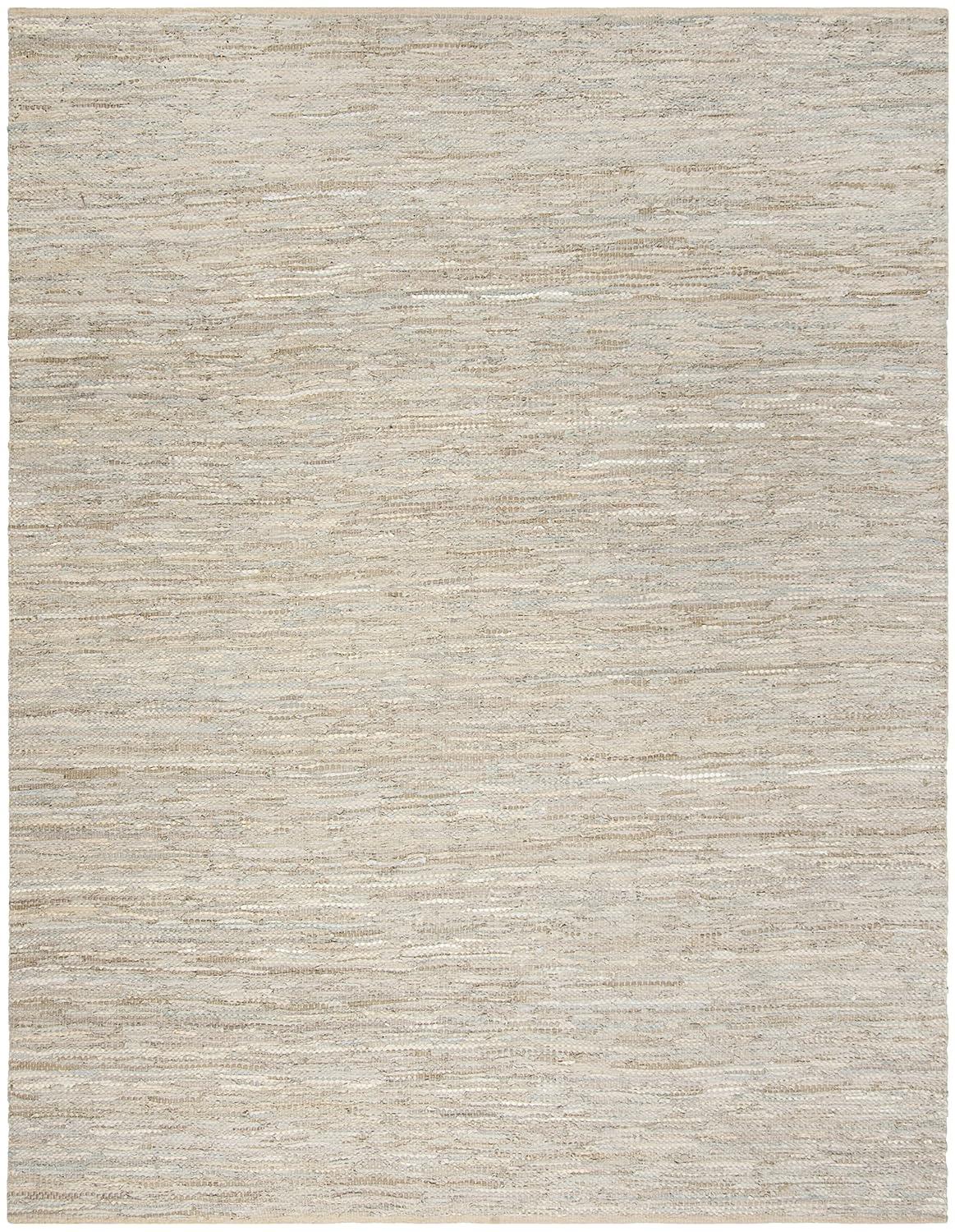 Vintage Leather VTL105 Hand Woven Indoor Area Rug - Beige - 8'x10' - Safavieh.