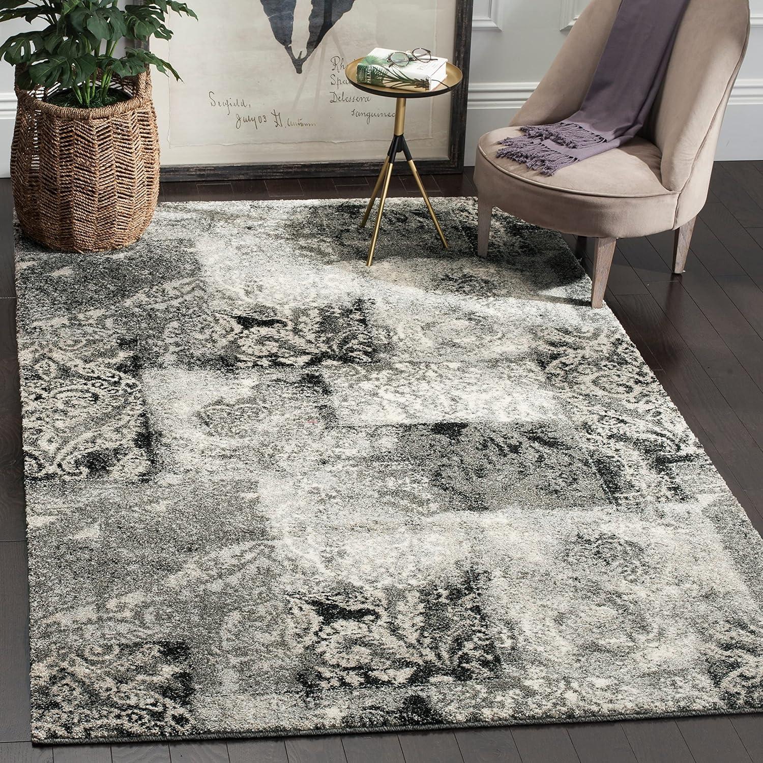 Retro RET2137 Power Loomed Area Rug  - Safavieh