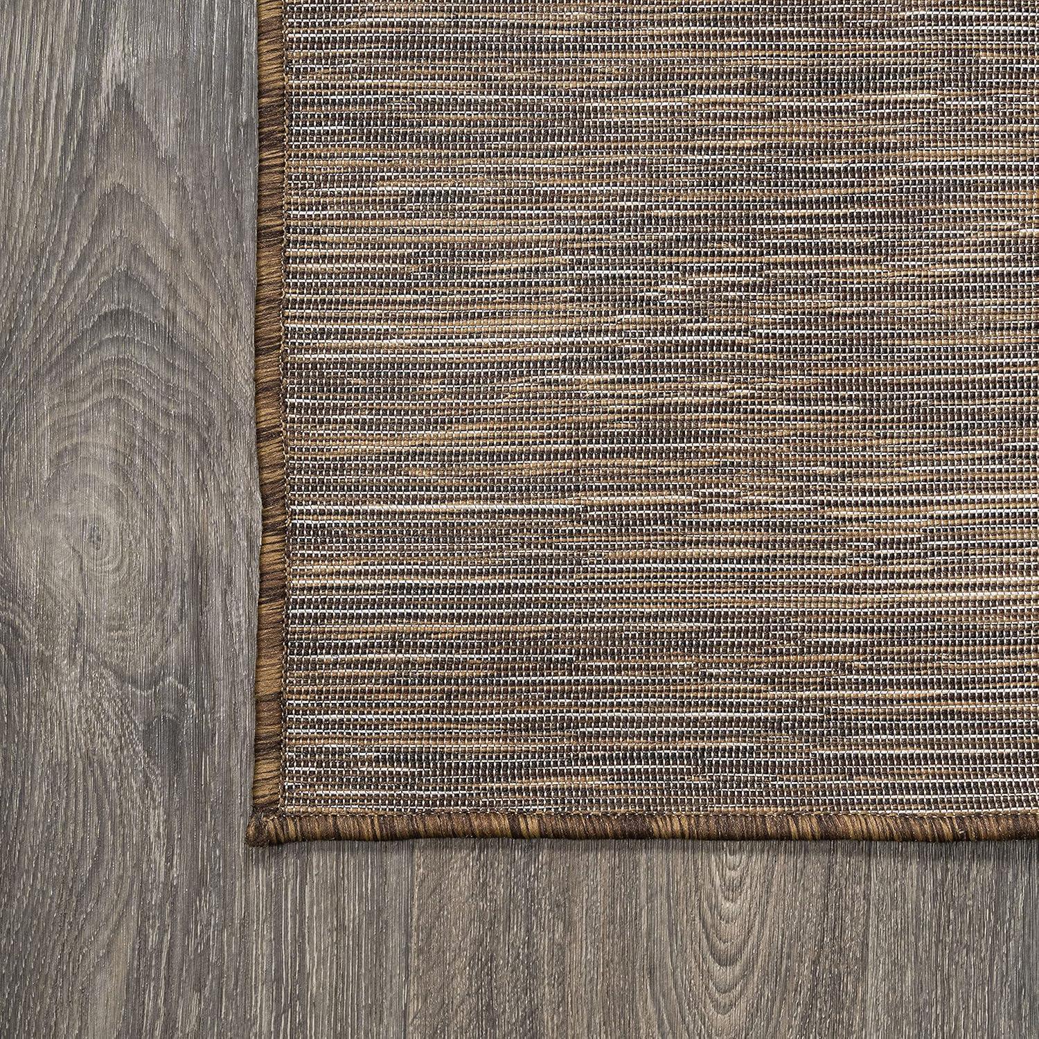 Ethan Modern Flatweave Solid  Area Rug  - JONATHAN Y