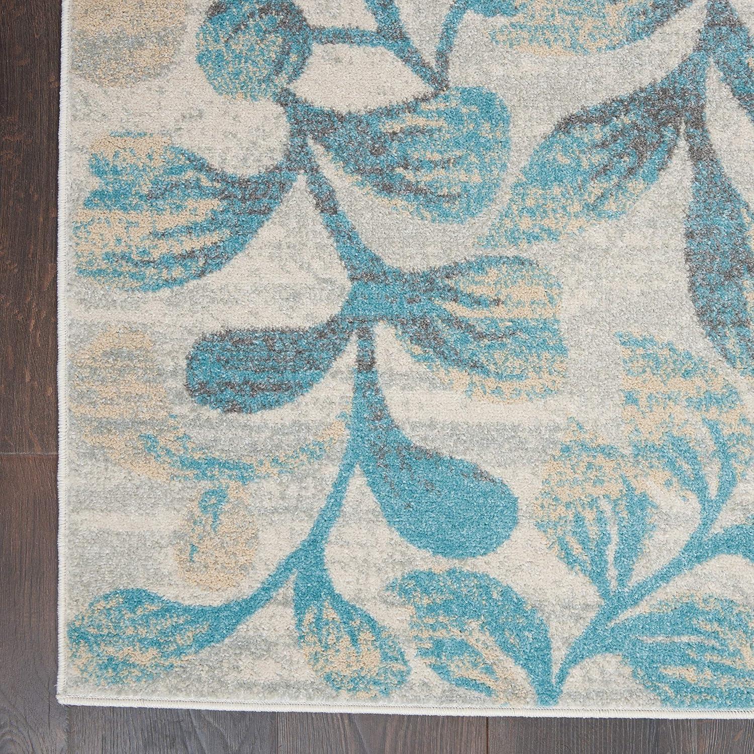 Nourison Tranquil Botanical Vine and Bloom Indoor Area Rug