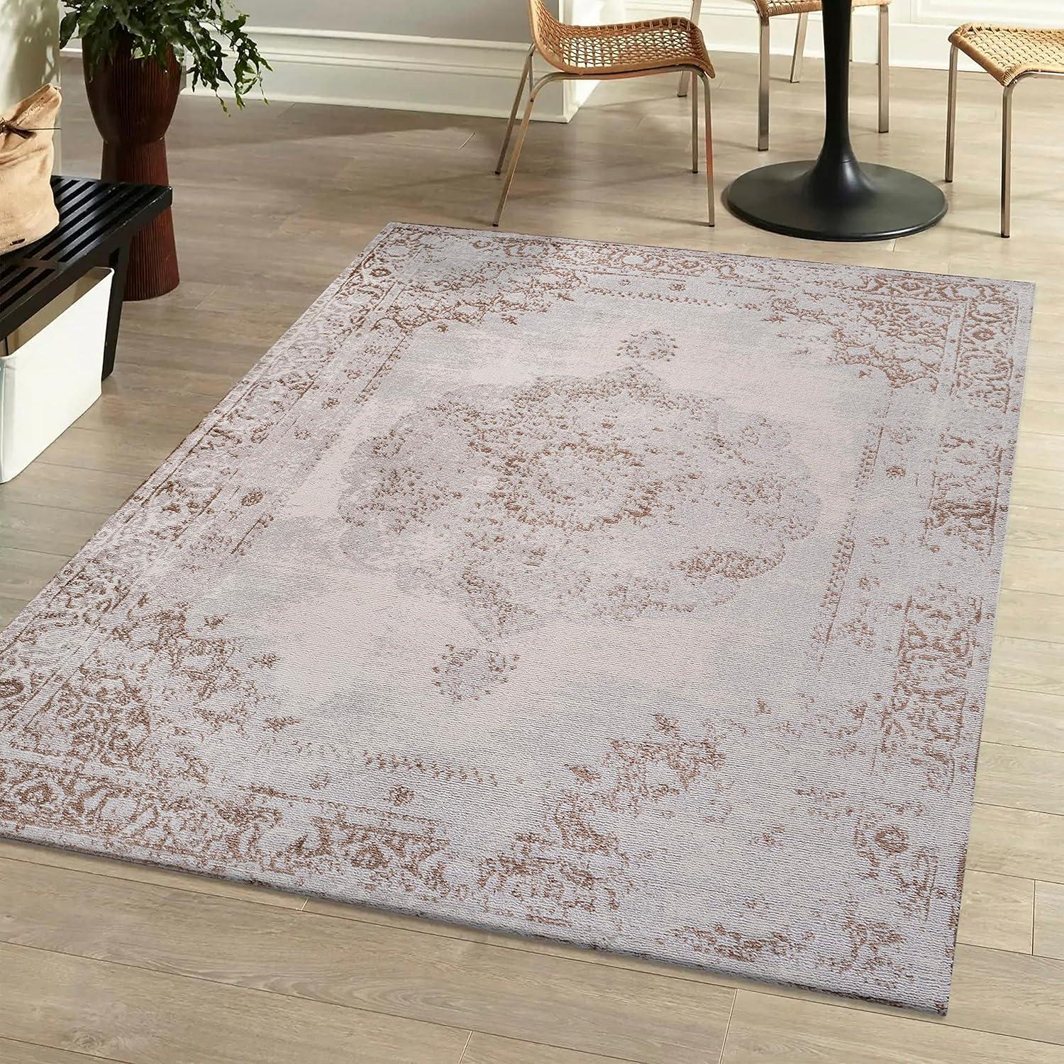 Rosalia Cottage Medallion Indoor Area Rug - JONATHAN Y