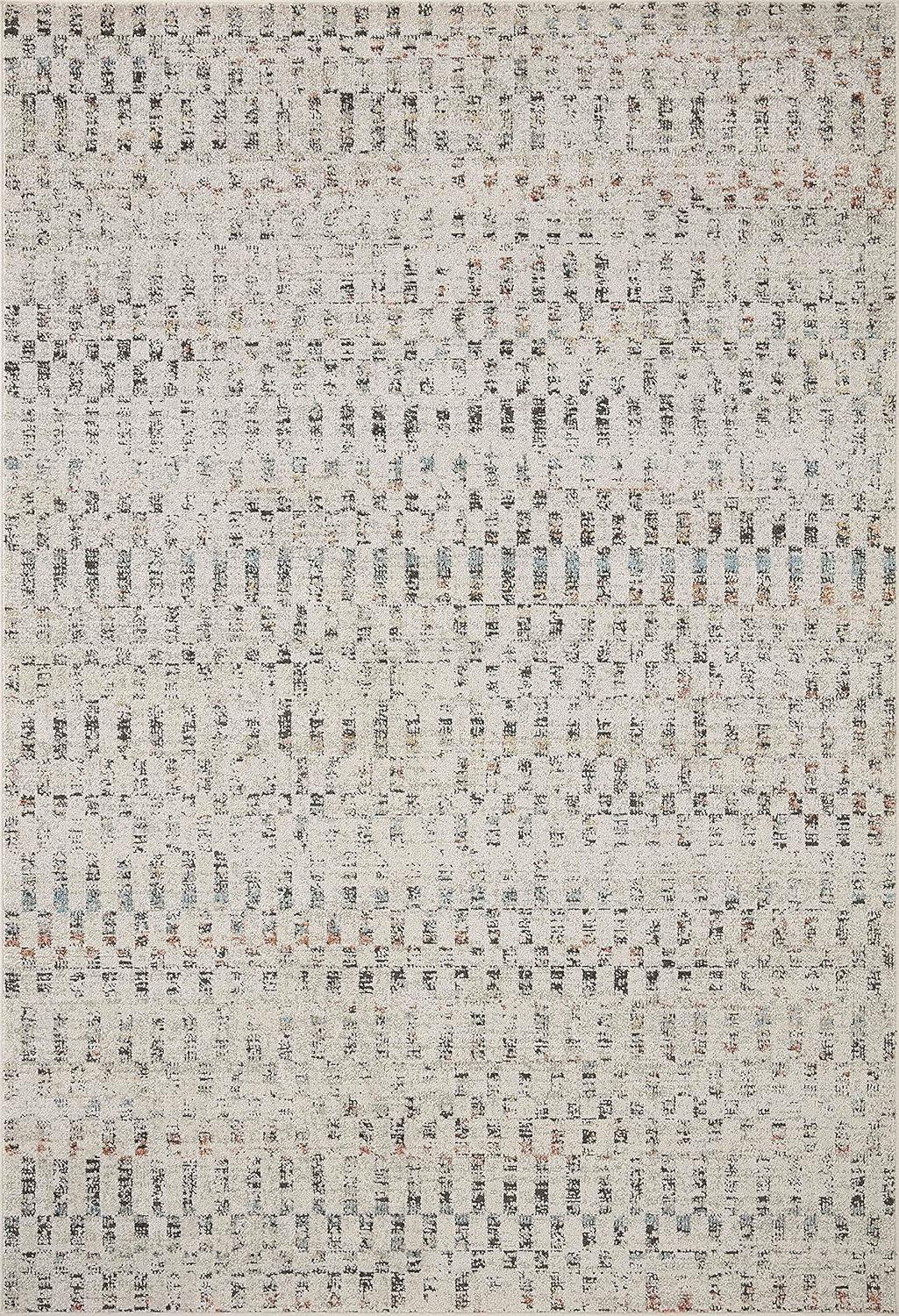Loloi II Kamala Grey / Multi 5'-3" x 7'-9" Area Rug