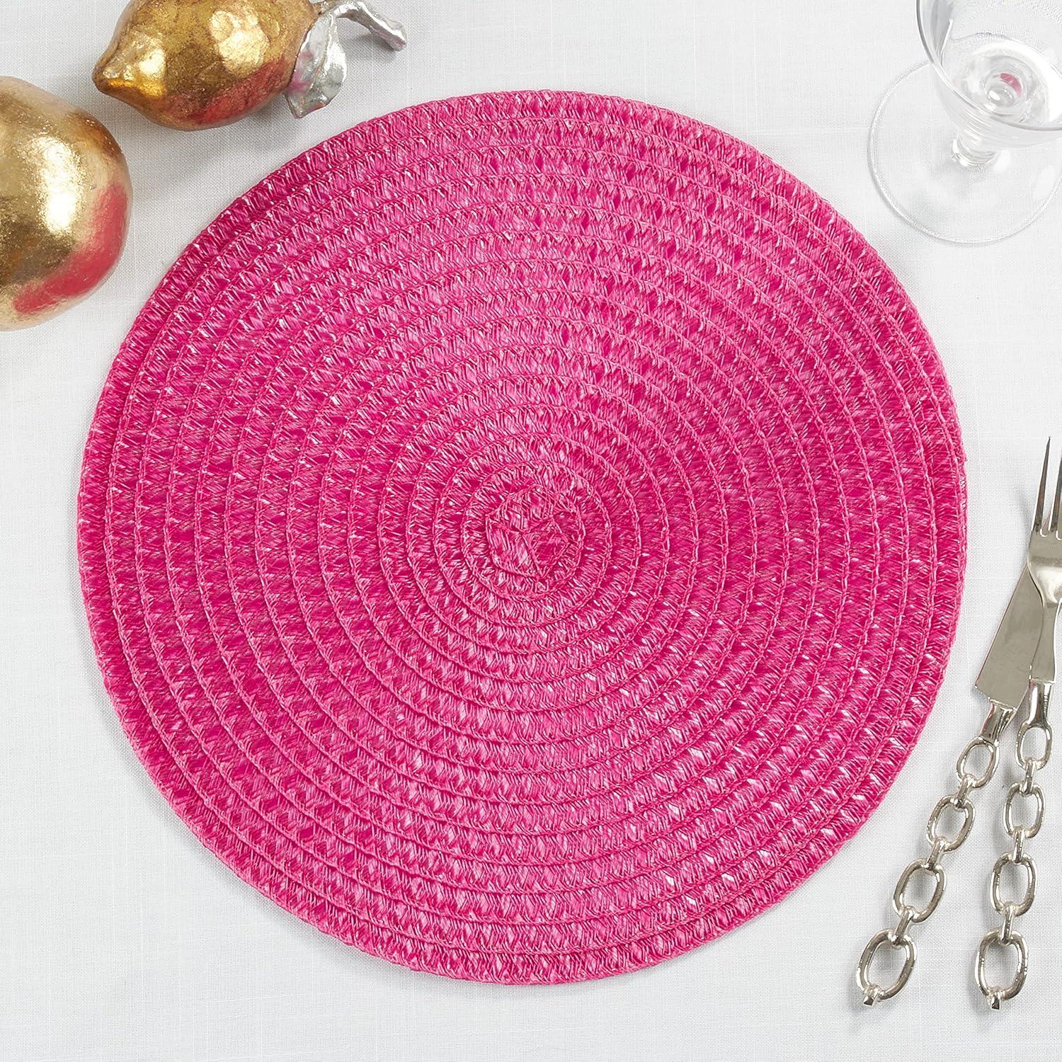 Brielle Polypropylene Plastic Round Placemat