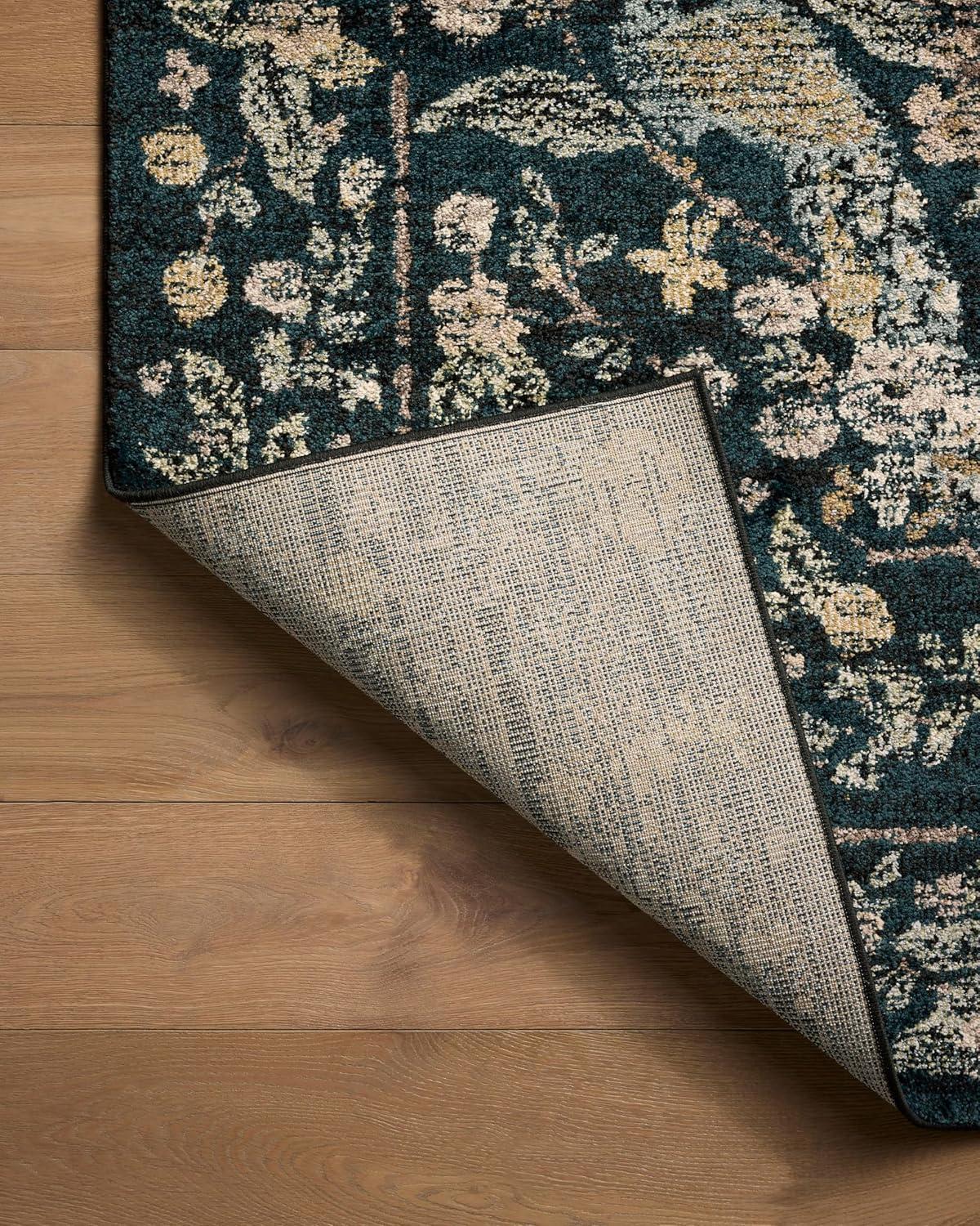 Rifle Paper Co. x Loloi Laurel Navy Area Rug