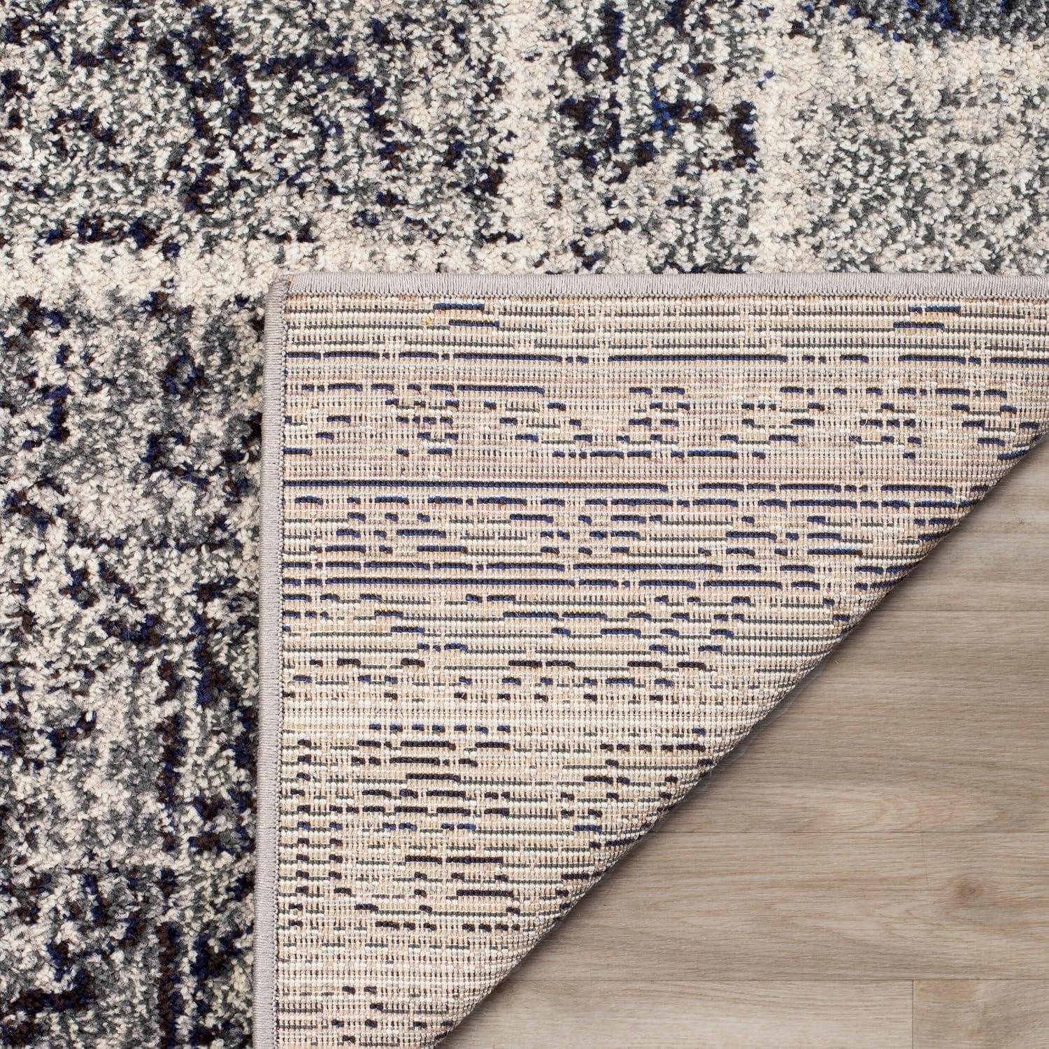 SAFAVIEH Monaco Gerard Geometric Area Rug, Grey/Multi, 9' x 12'