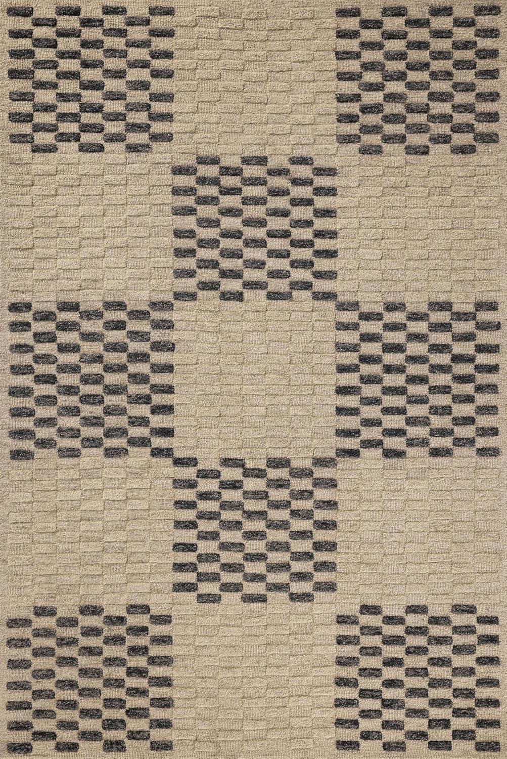 Bradley II Hand-Tufted Wool Rug by Chris Loves Julia x Loloi - Sage and Olive / 3'6" x 5'6"