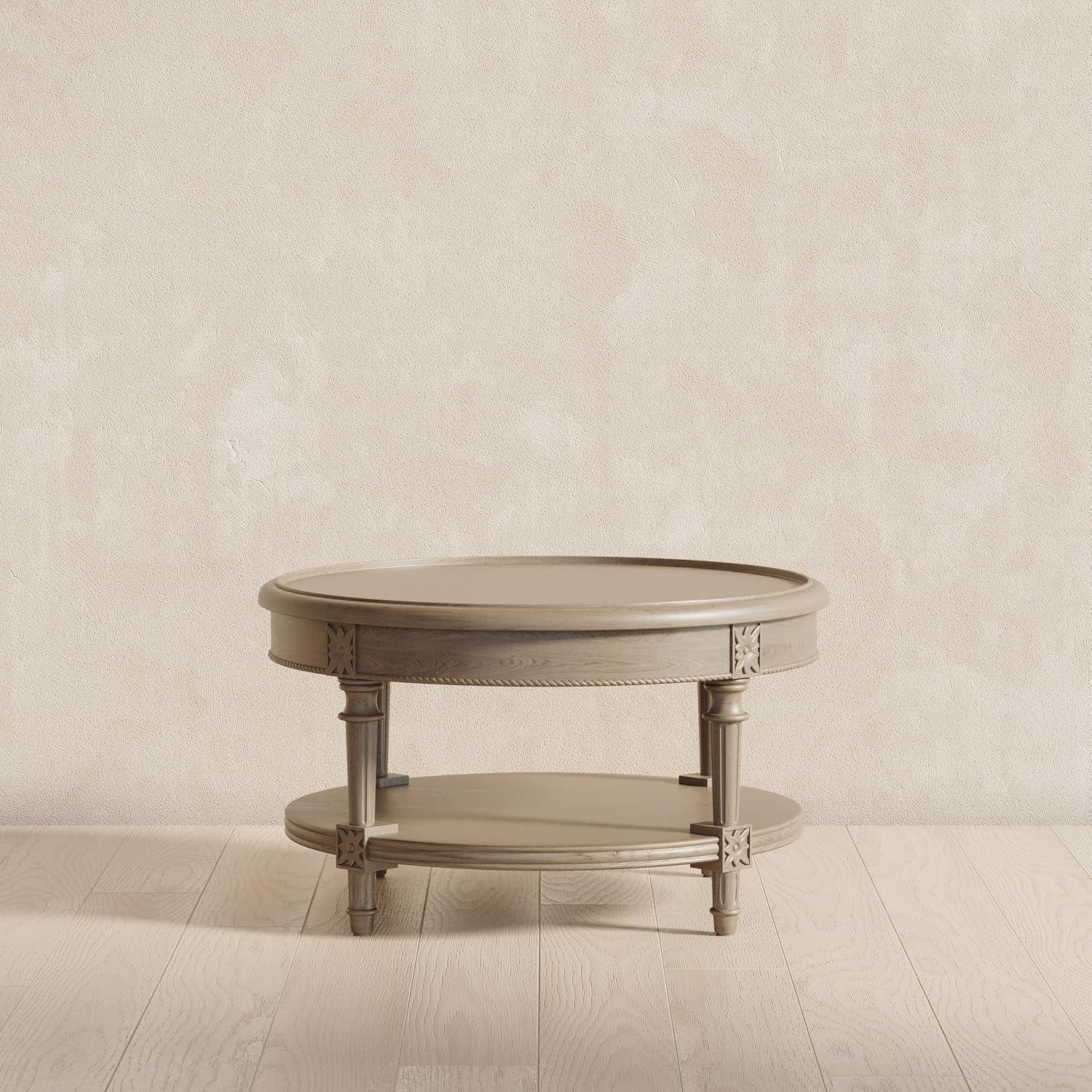 Maven Lane Maven Lane Pullman Round Wooden Coffee Table