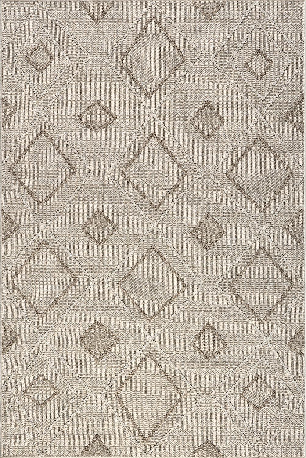 Nuloom Aviana Transitional Geometric Indoor and Outdoor Area Rug