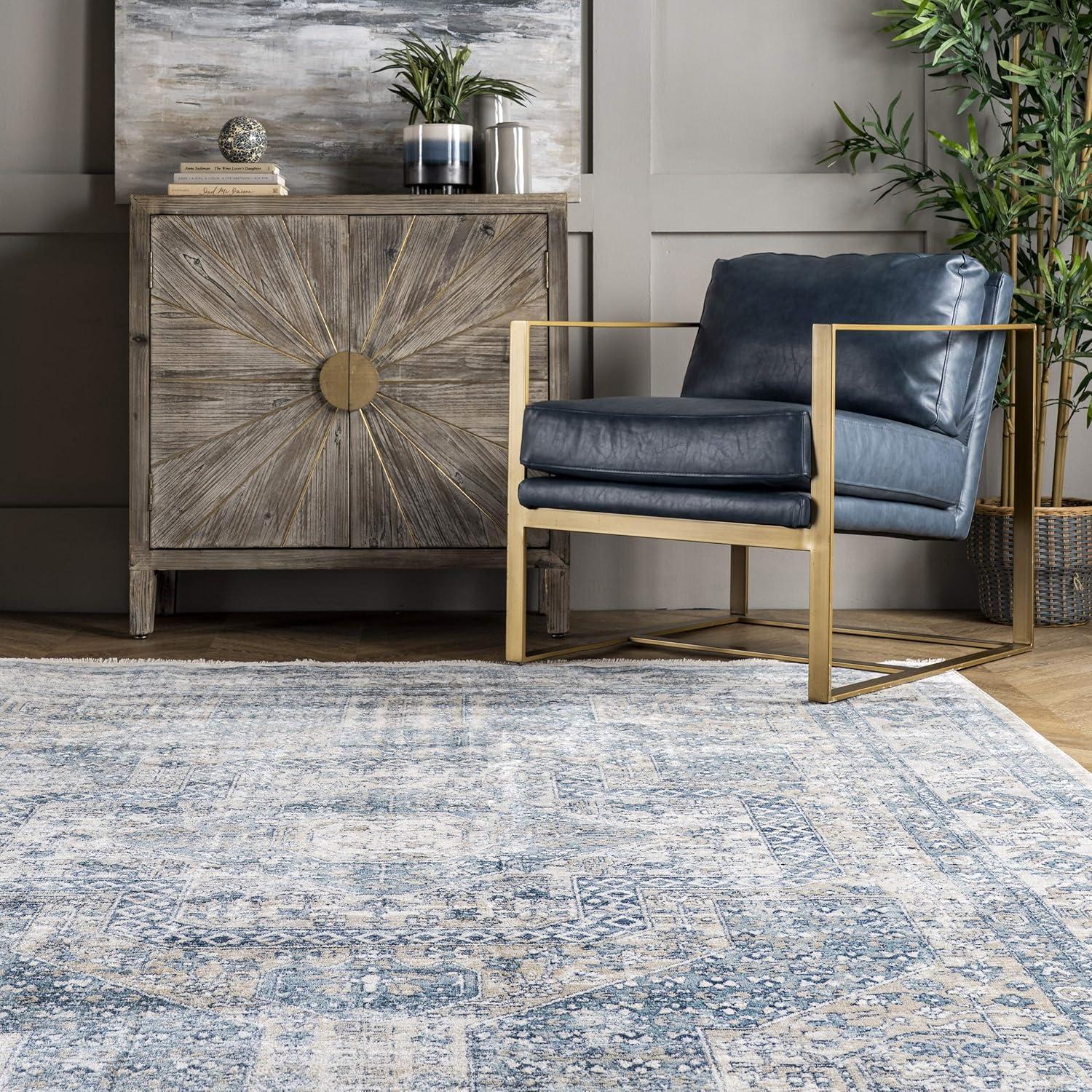 Westlyn Faded Medallion Area Rug - nuLOOM