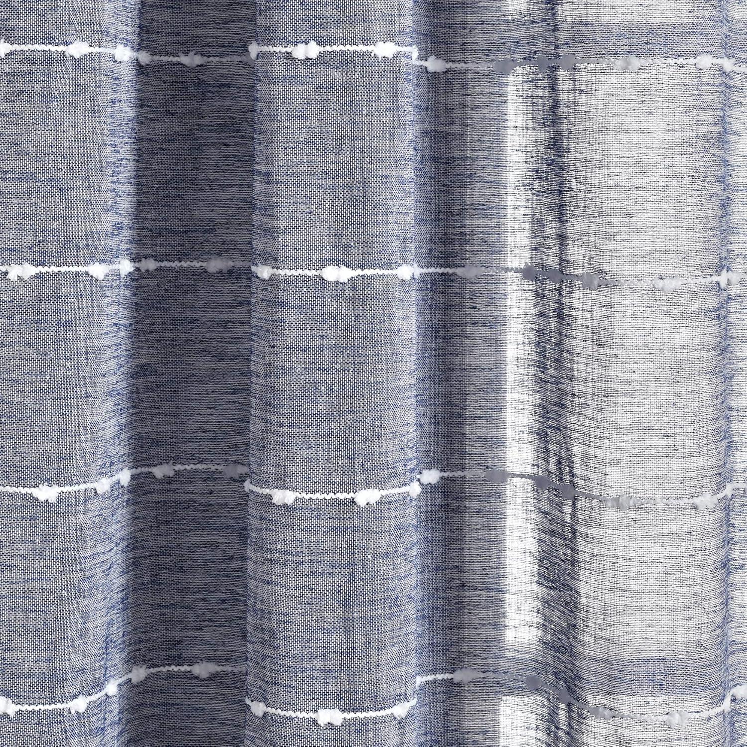 Lush Decor Solid Sheer Curtain Panels (Set of 2)