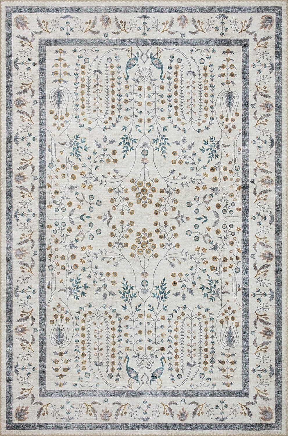 Rifle Paper Co. x Loloi Maison Wisteria Cream Rug