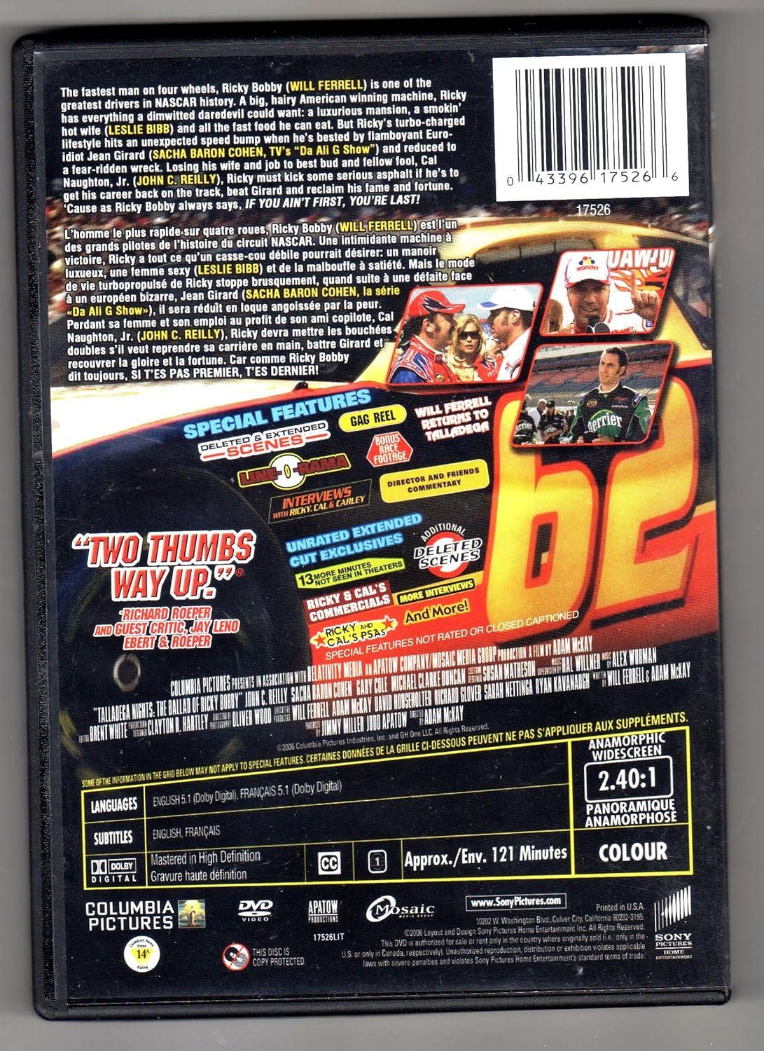 Talladega Nights: The Ballad of Ricky Bobby (P&S) (Unrated) (DVD)