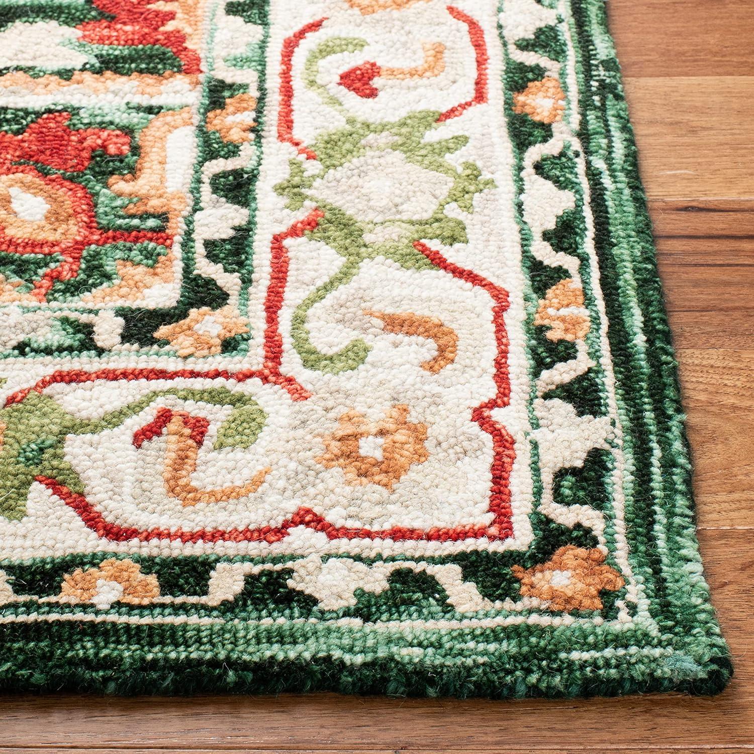 Aspen APN705 Hand Tufted Area Rug - Green/Ivory - 5'x8' - Safavieh.