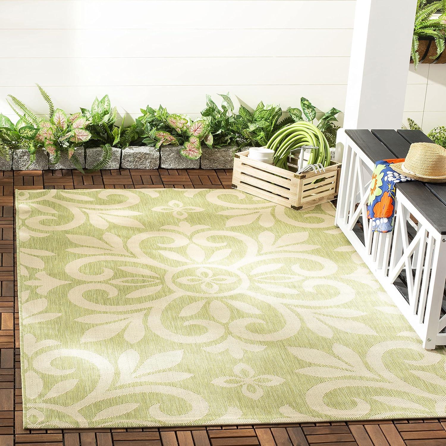 Martha Stewart Bloomfield - MSR4229 - Indoor Power Loomed Area Rugs - Beach Grass - 5'3"x7'7"