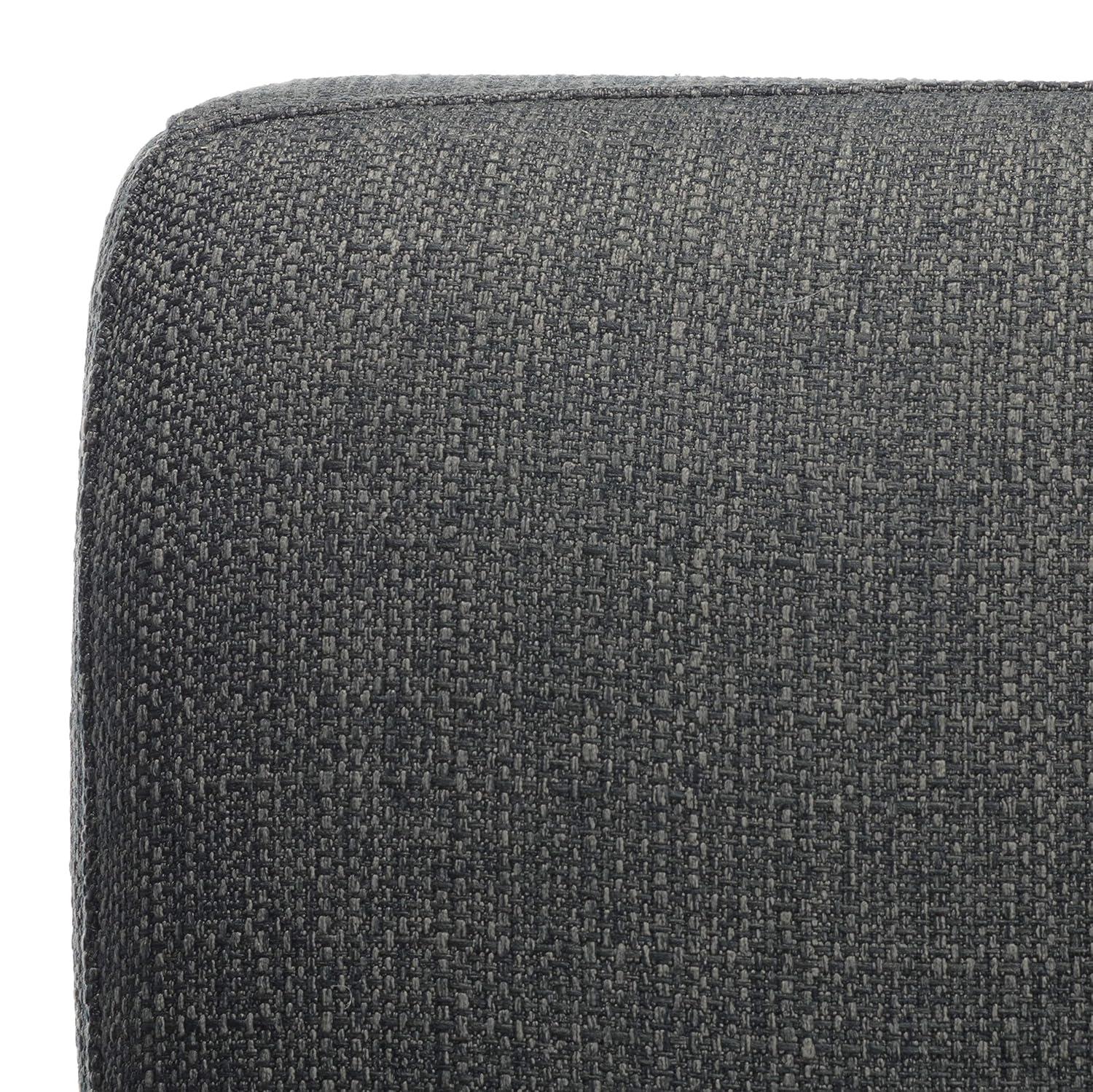 Opal Linen Tufted Arm Chair - Dark Teal - Safavieh