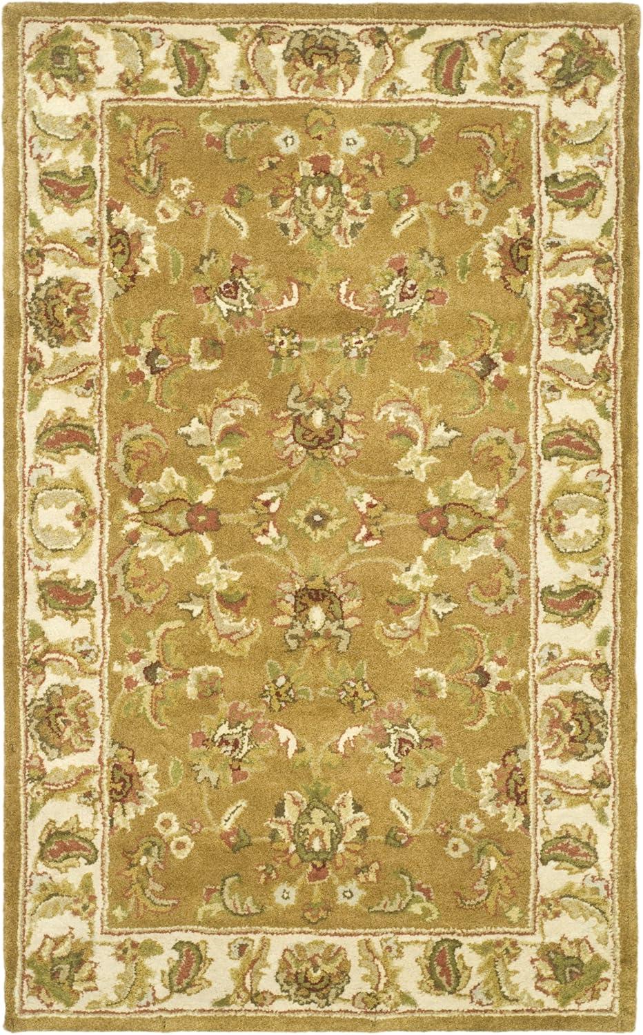 Heritage HG816 Hand Tufted Area Rug - Mocha/Ivory - 3'x5' - Safavieh.