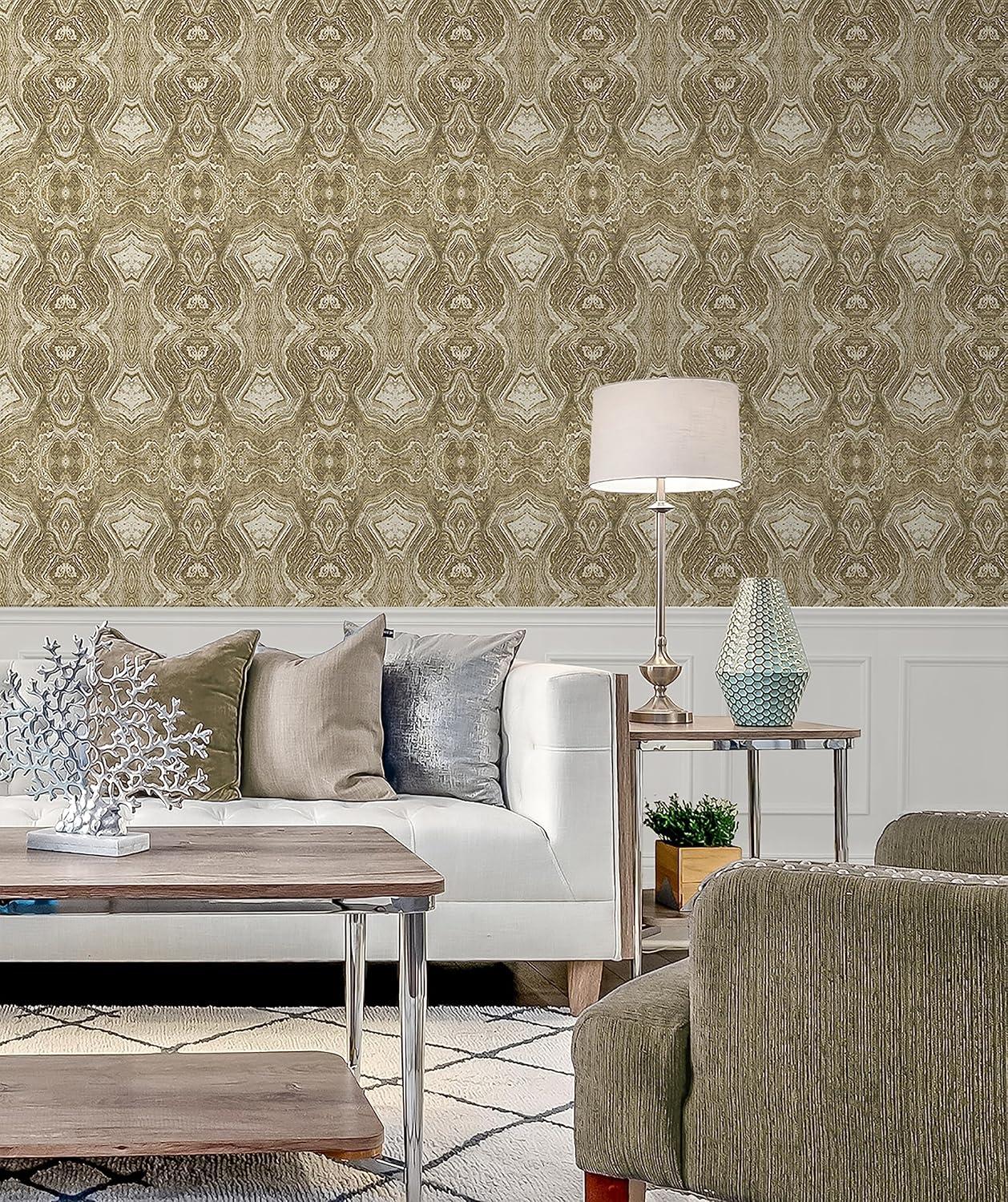 Sandrift Geometric Peel and Stick Vinyl Wallpaper