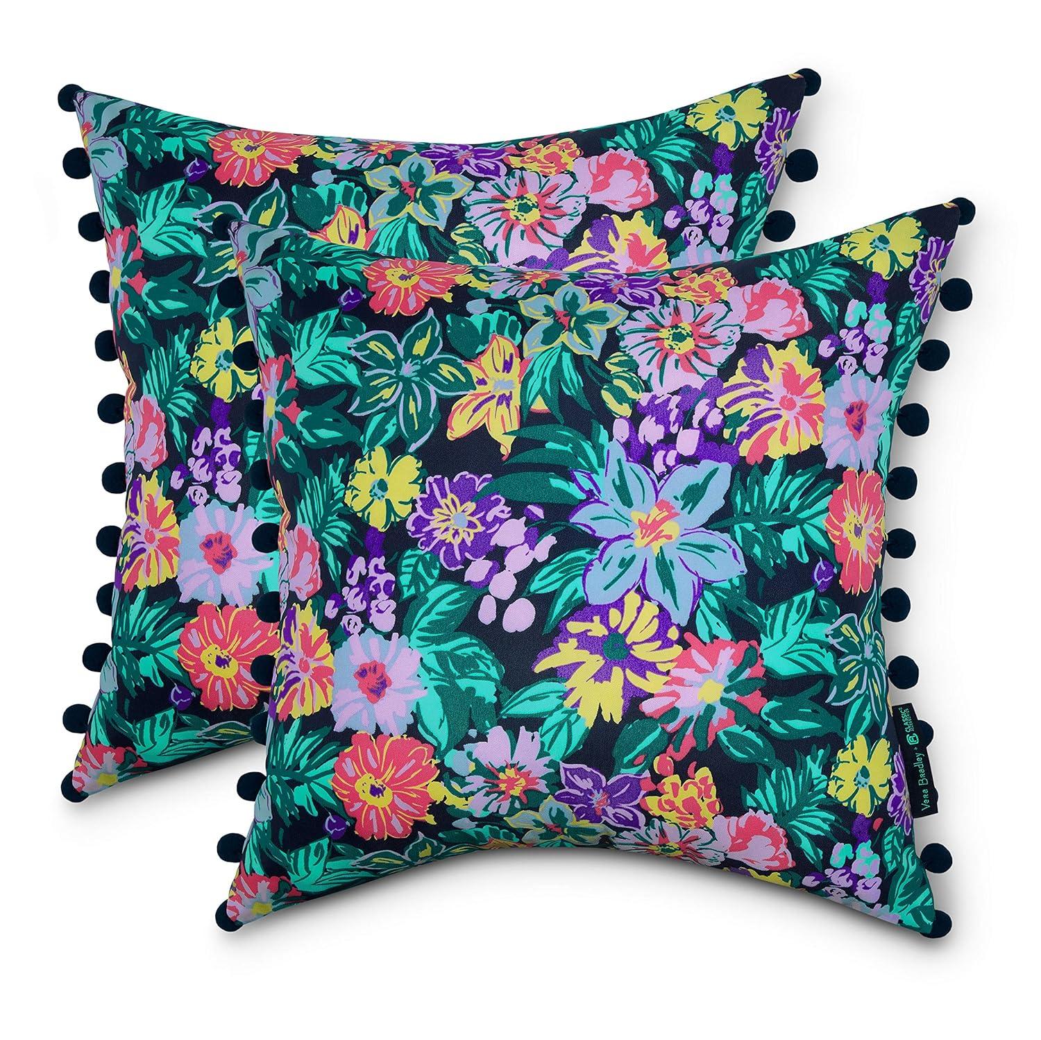 Vera Bradley Island Outdoor Square Pillow Cover & Insert