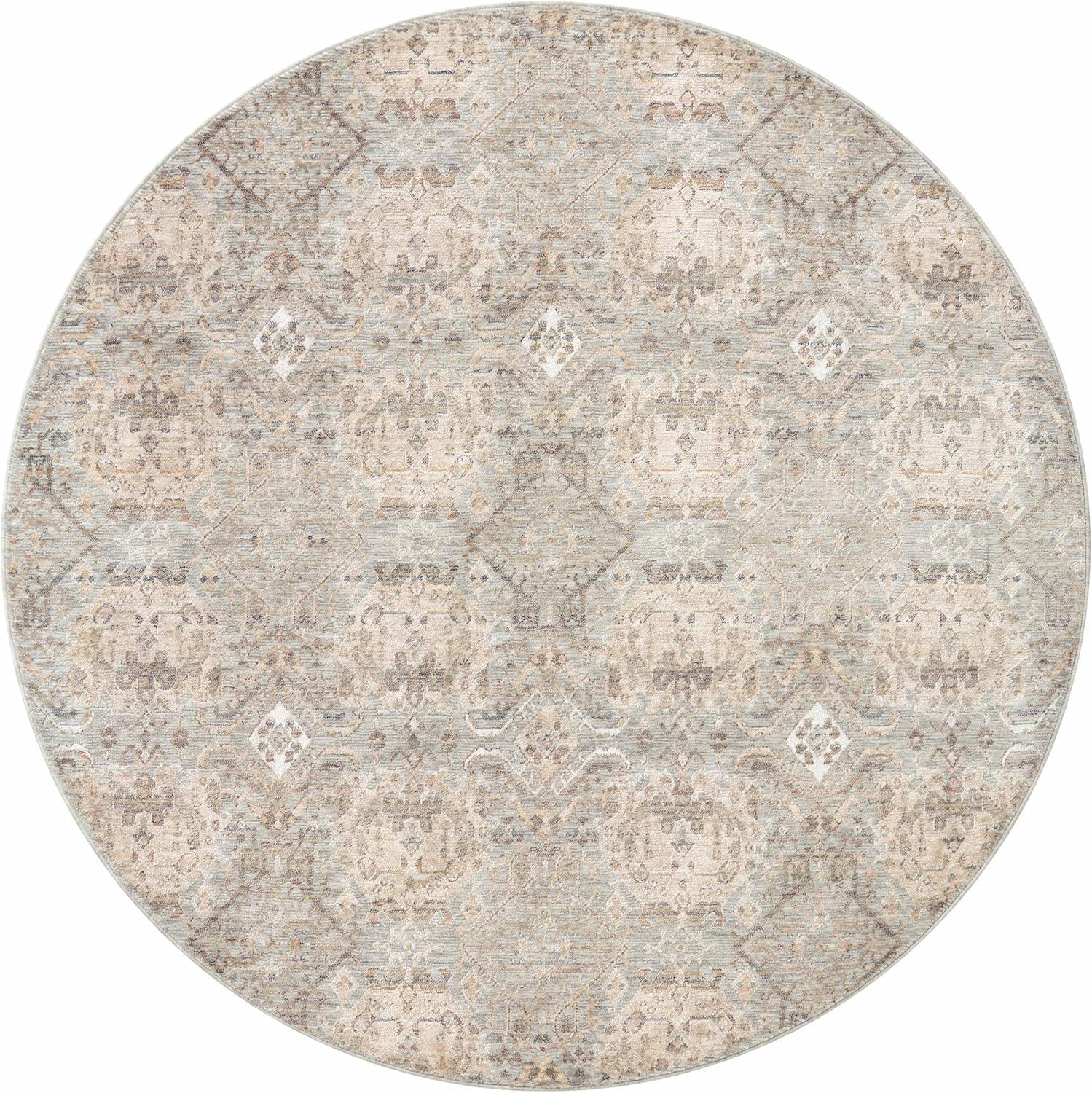 Zuma Rug by Amber Lewis x Loloi - Silver and Multicolor / 9'6" x 13'1"